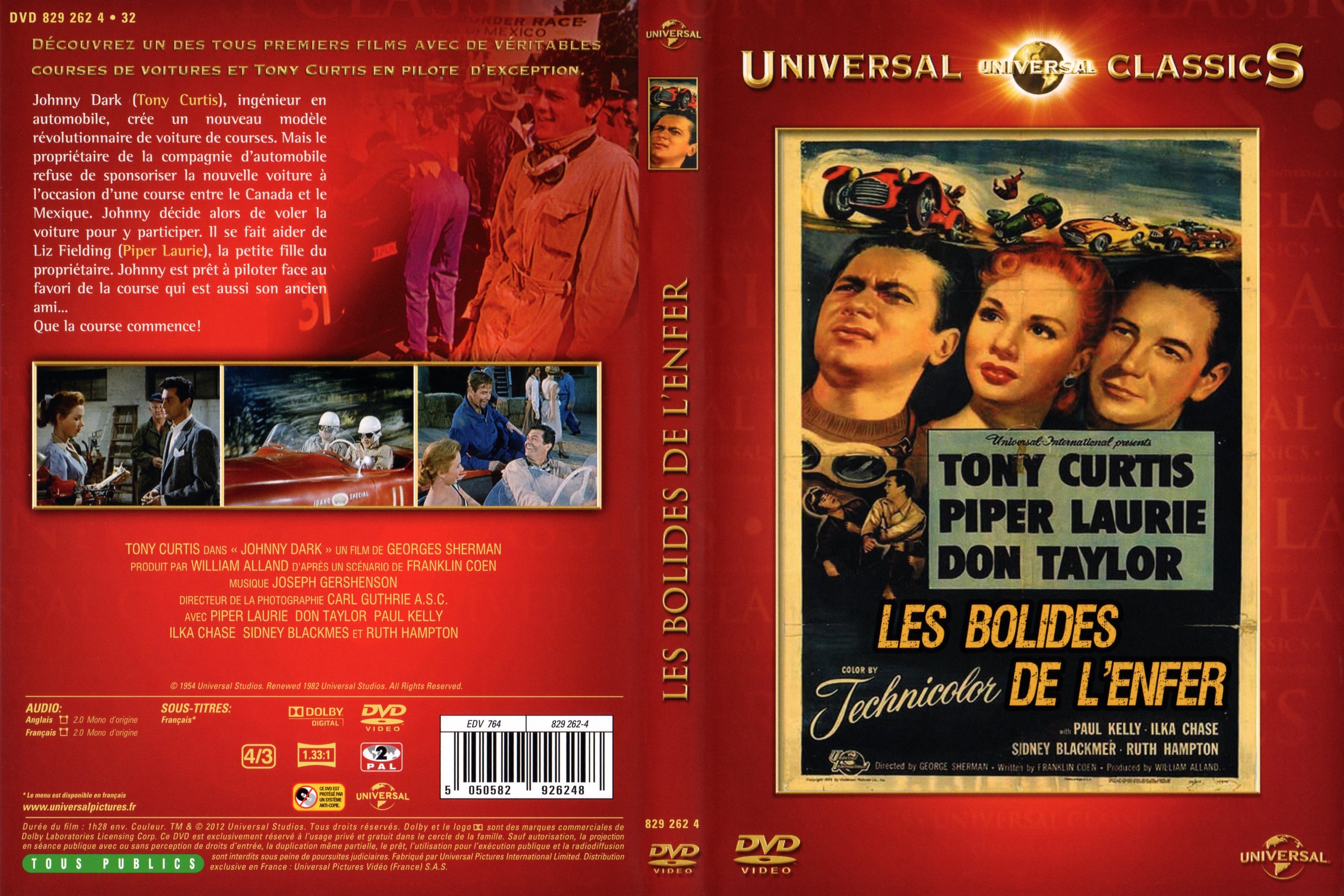 Jaquette DVD Les bolides de l