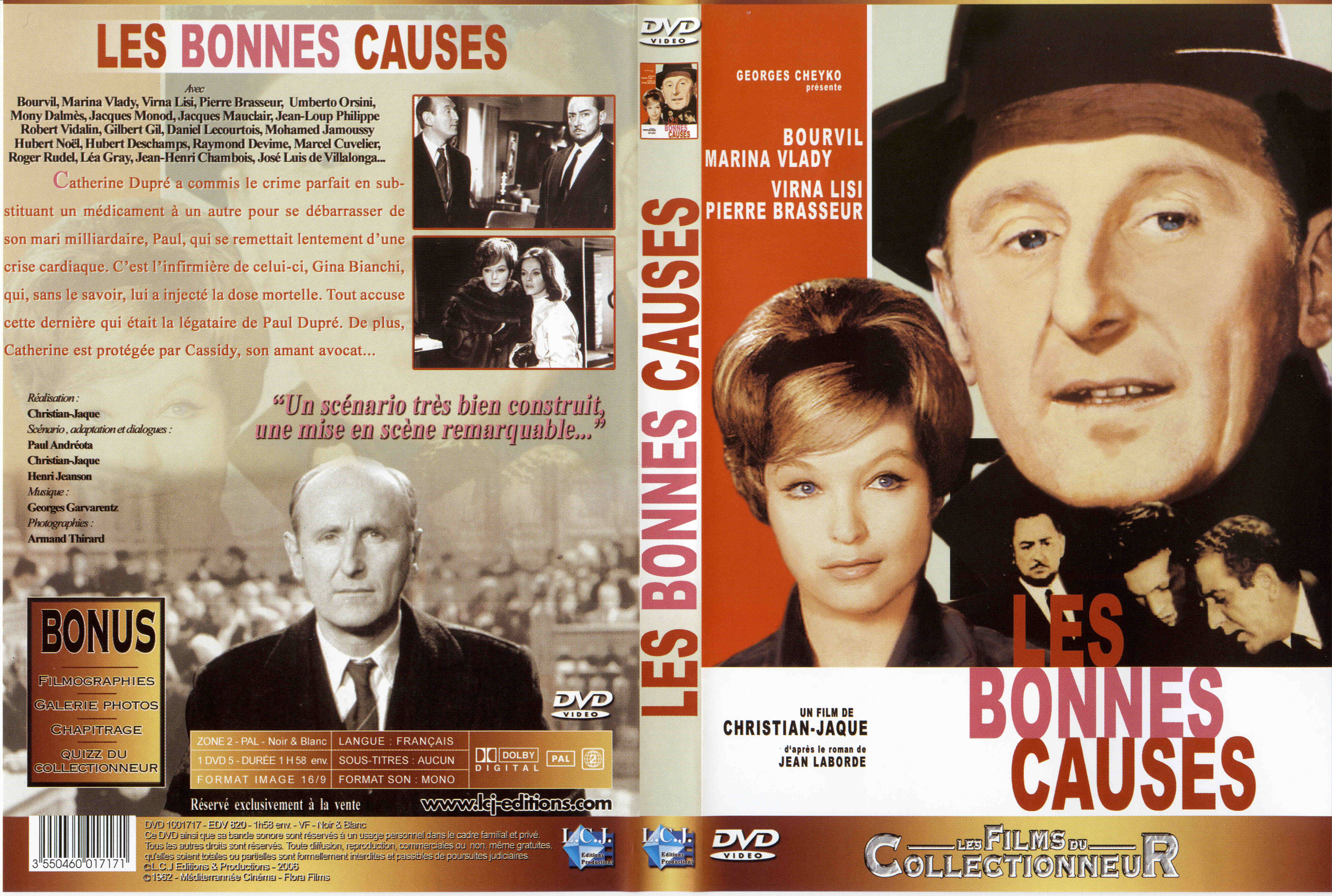 Jaquette DVD Les bonnes causes