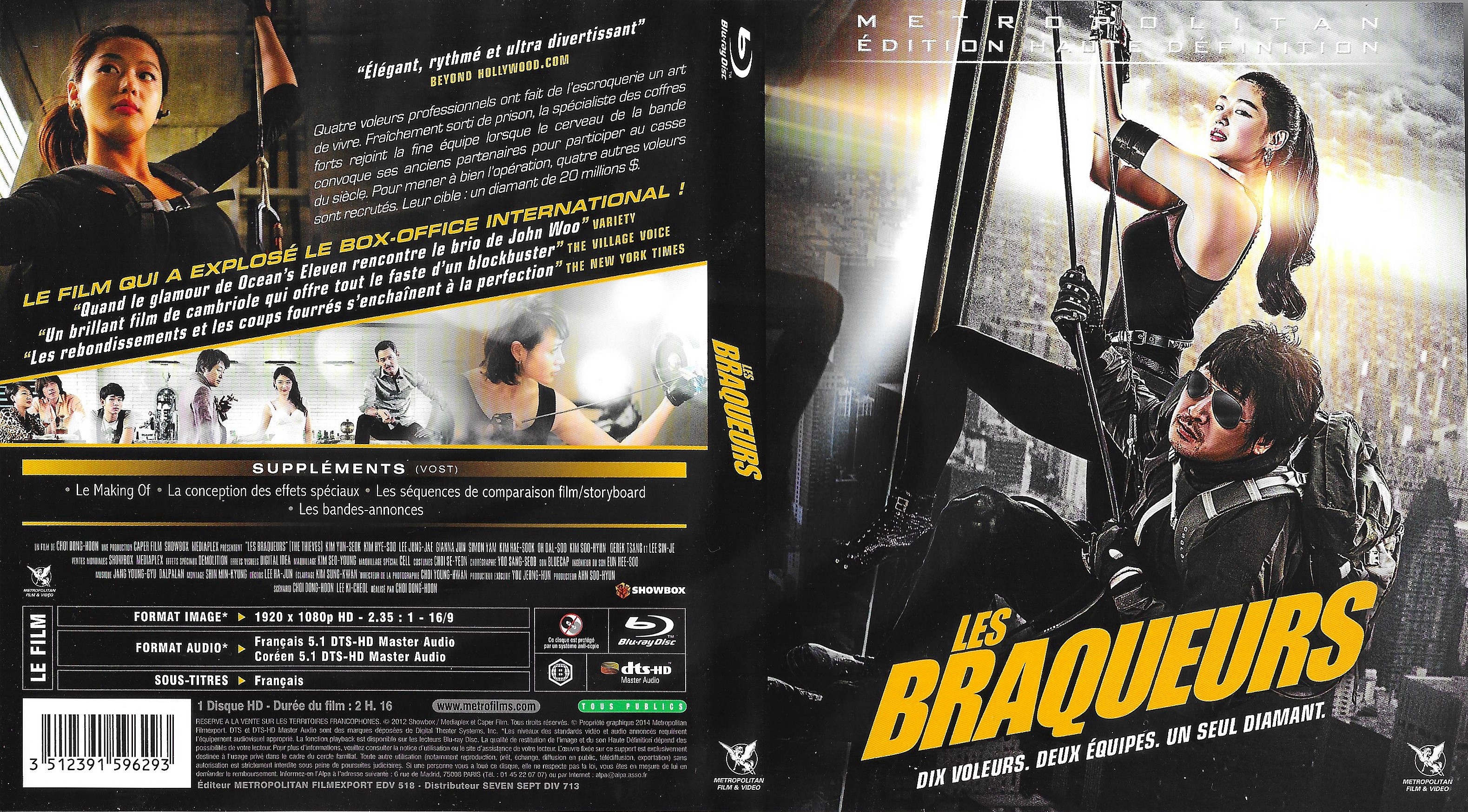 Jaquette DVD Les braqueurs (BLU-RAY)