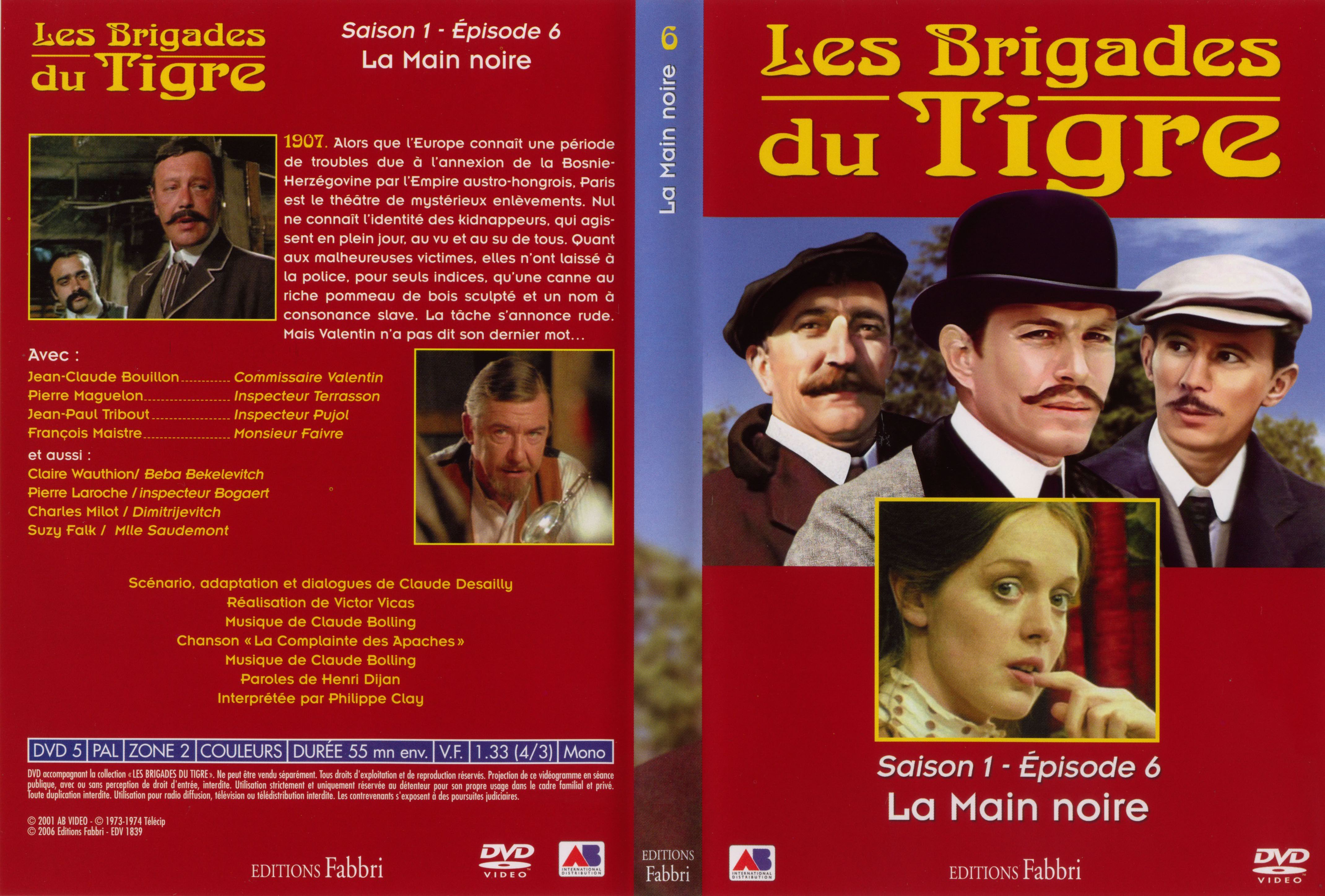 Jaquette DVD Les brigades du tigre saison 1 épisode 6