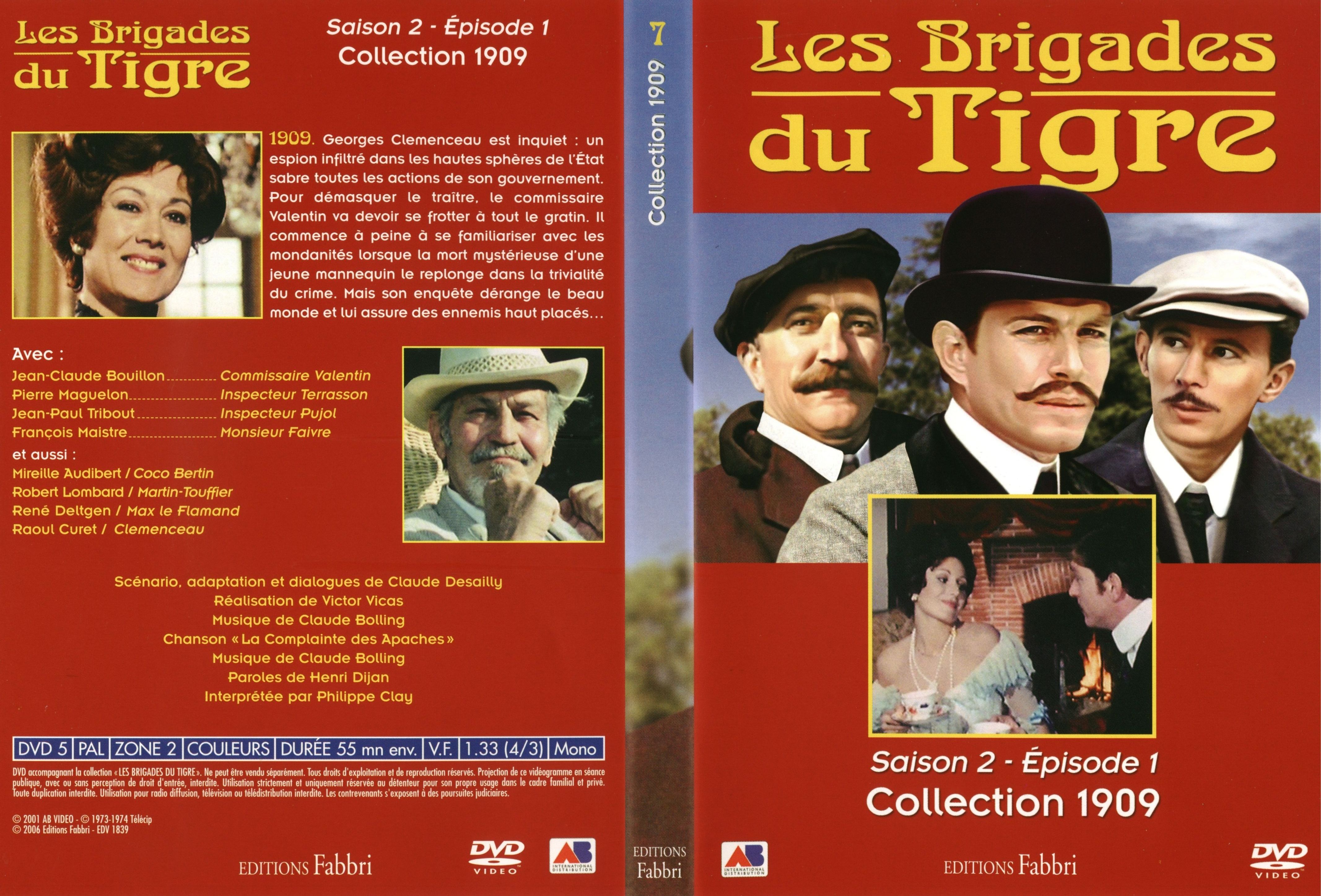 Jaquette DVD Les brigades du tigre saison 2 pisode 1