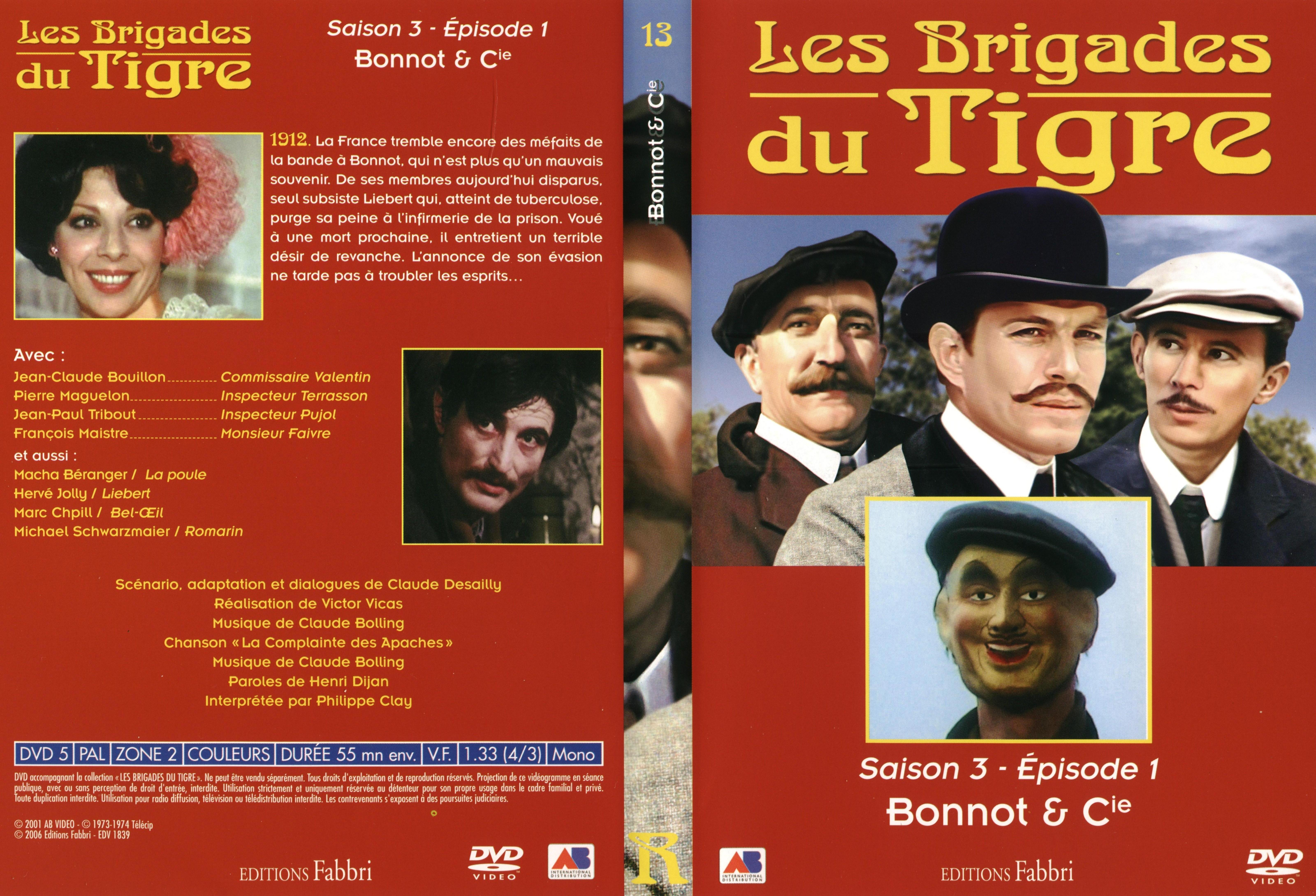 Jaquette DVD Les brigades du tigre saison 3 pisode 1