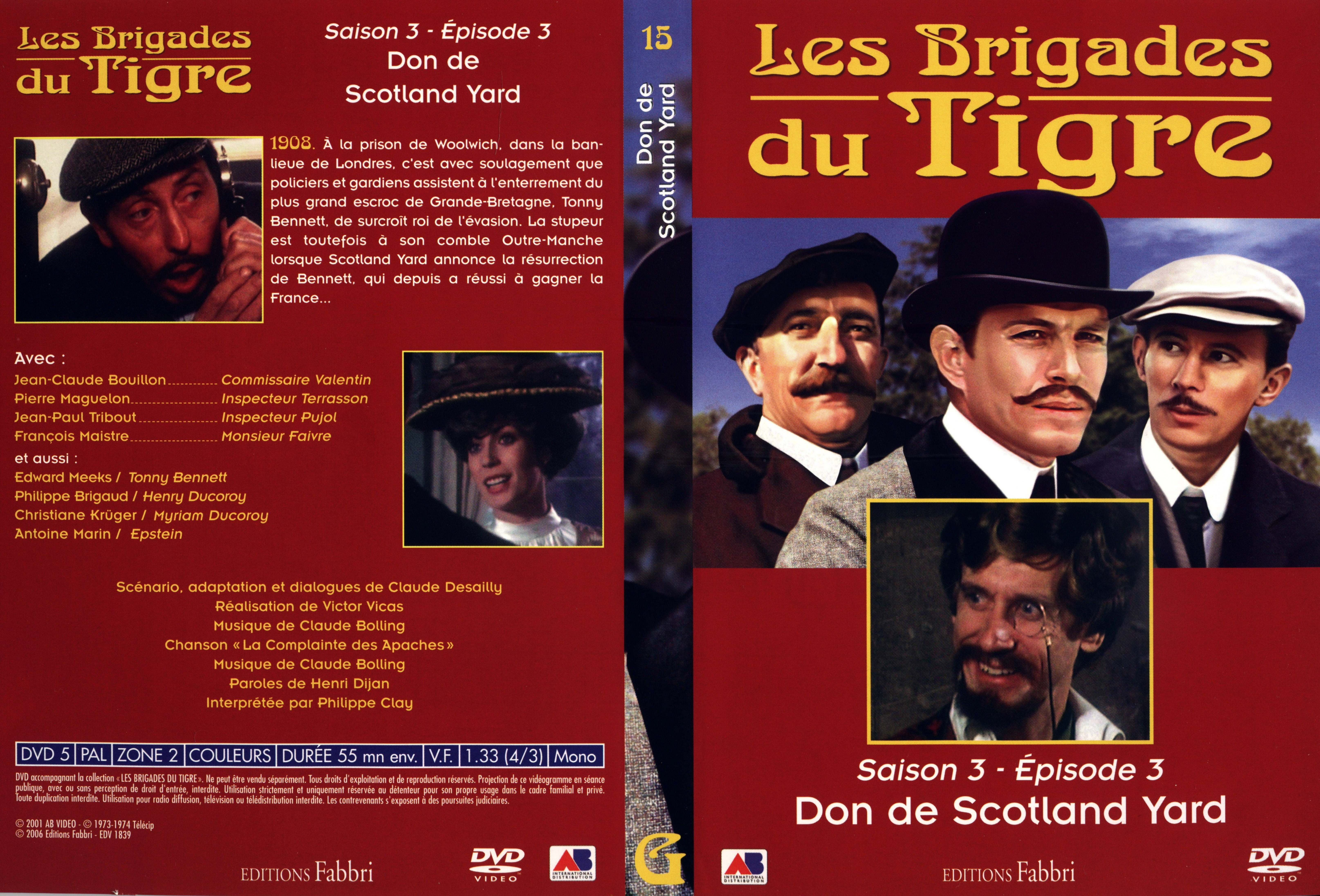 Jaquette DVD Les brigades du tigre saison 3 pisode 3
