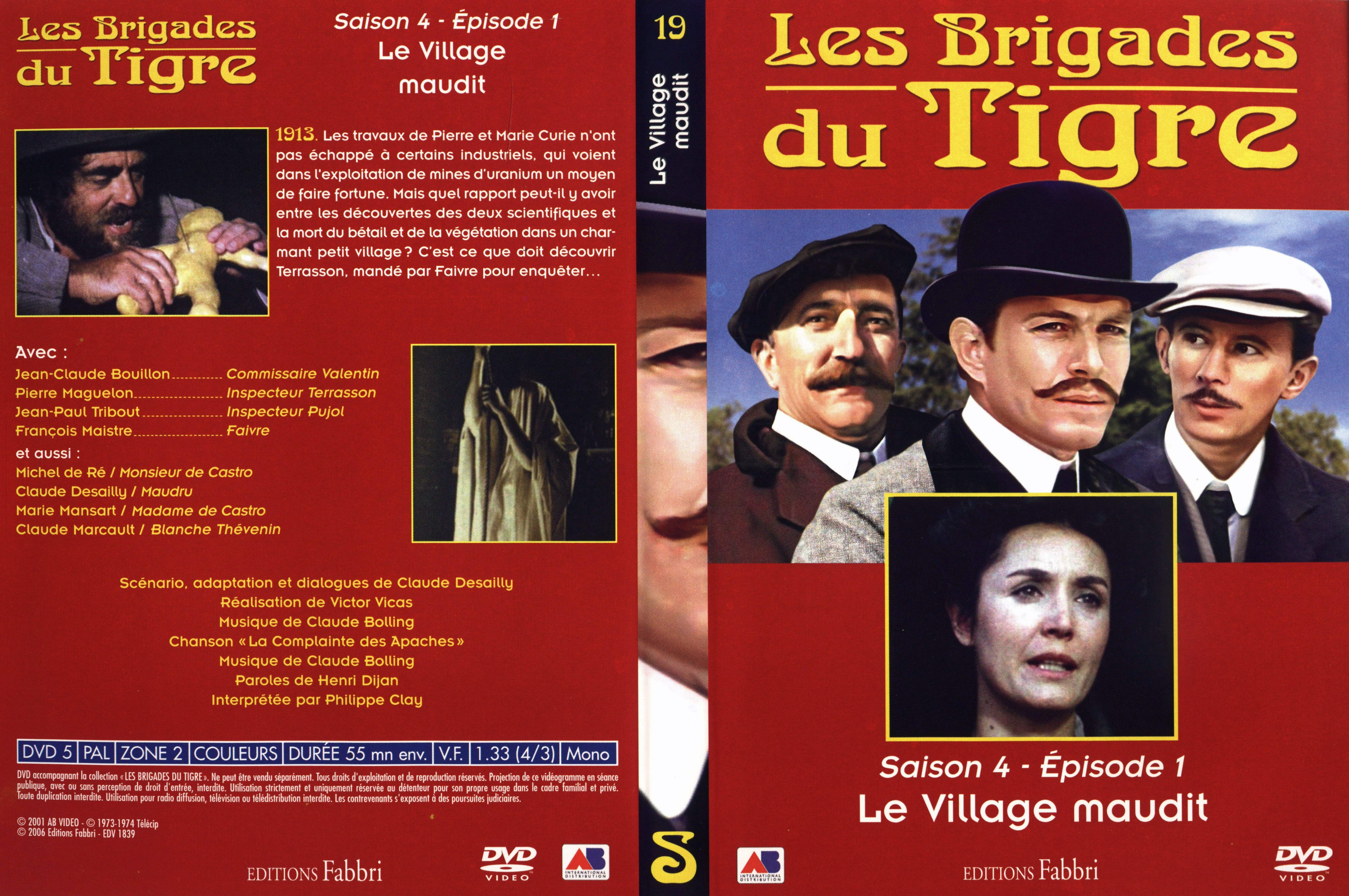 Jaquette DVD Les brigades du tigre saison 4 pisode 1