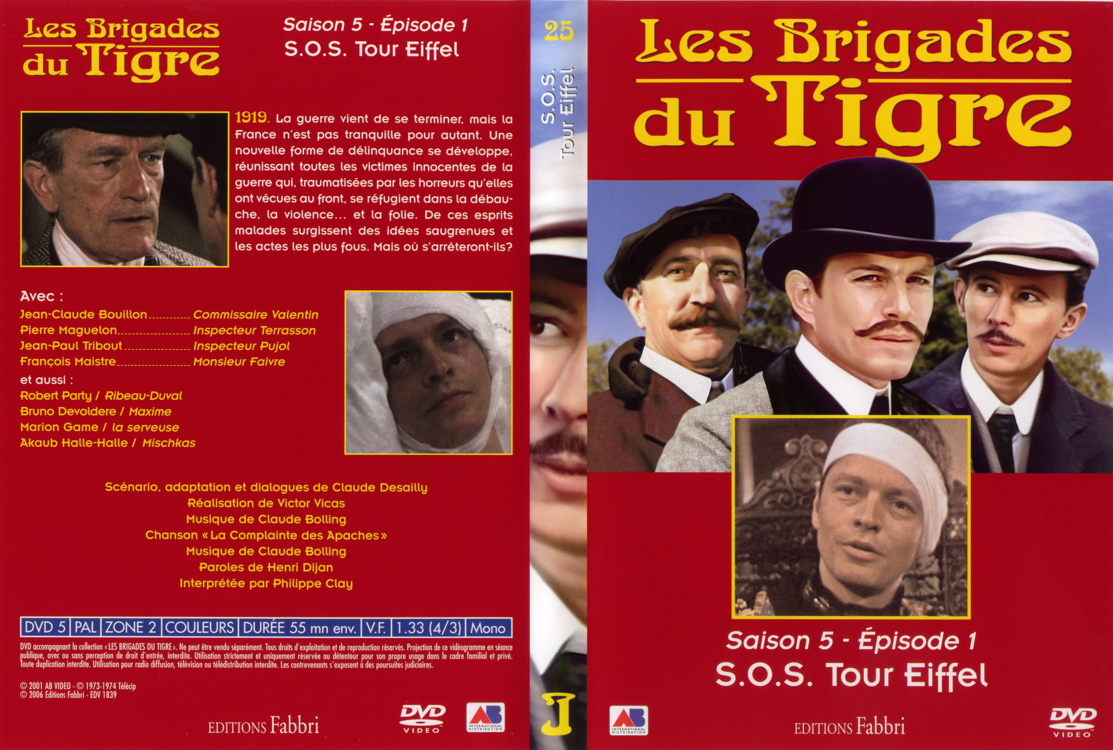 Jaquette DVD Les brigades du tigre saison 5 pisode 1