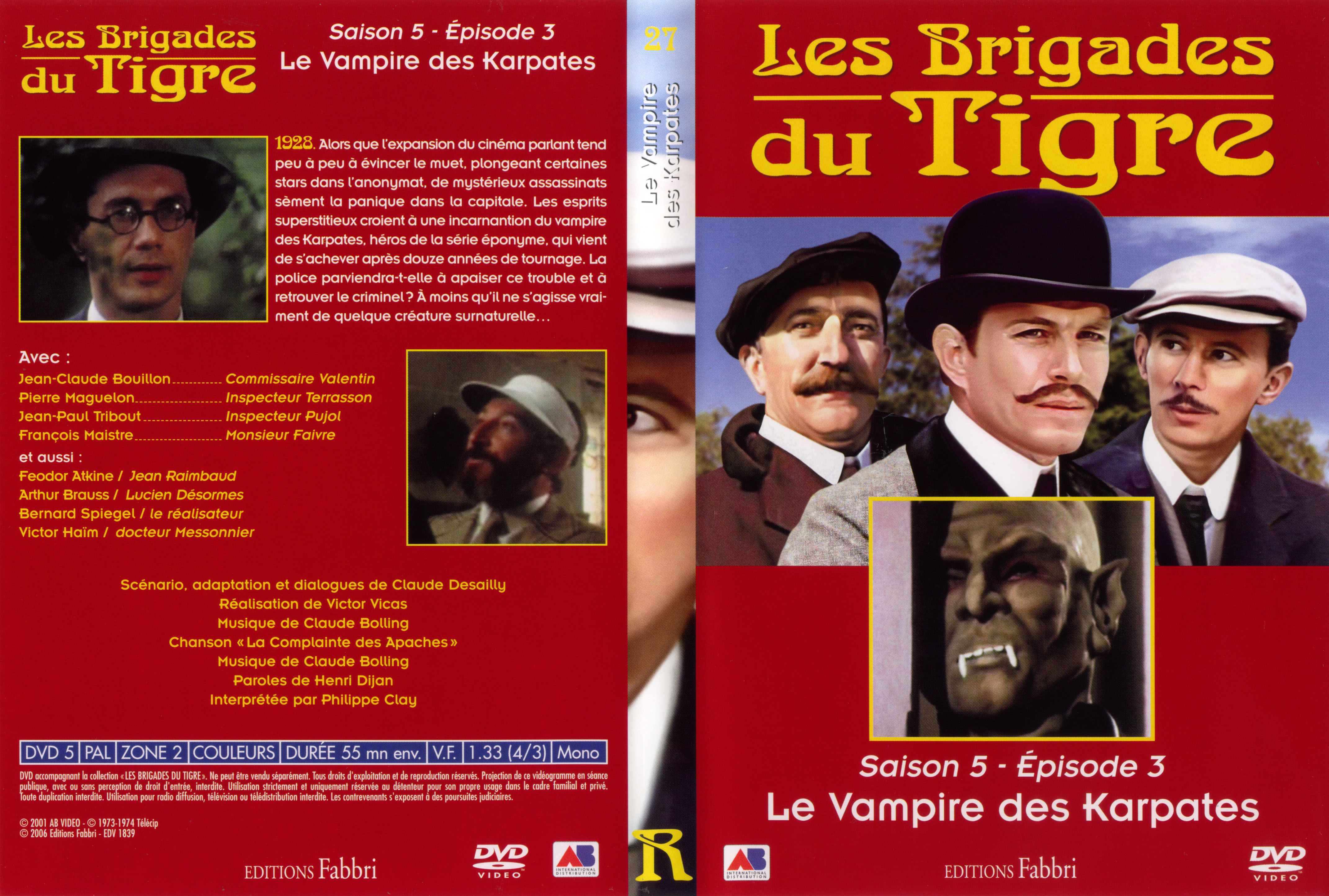 Jaquette DVD Les brigades du tigre saison 5 pisode 3