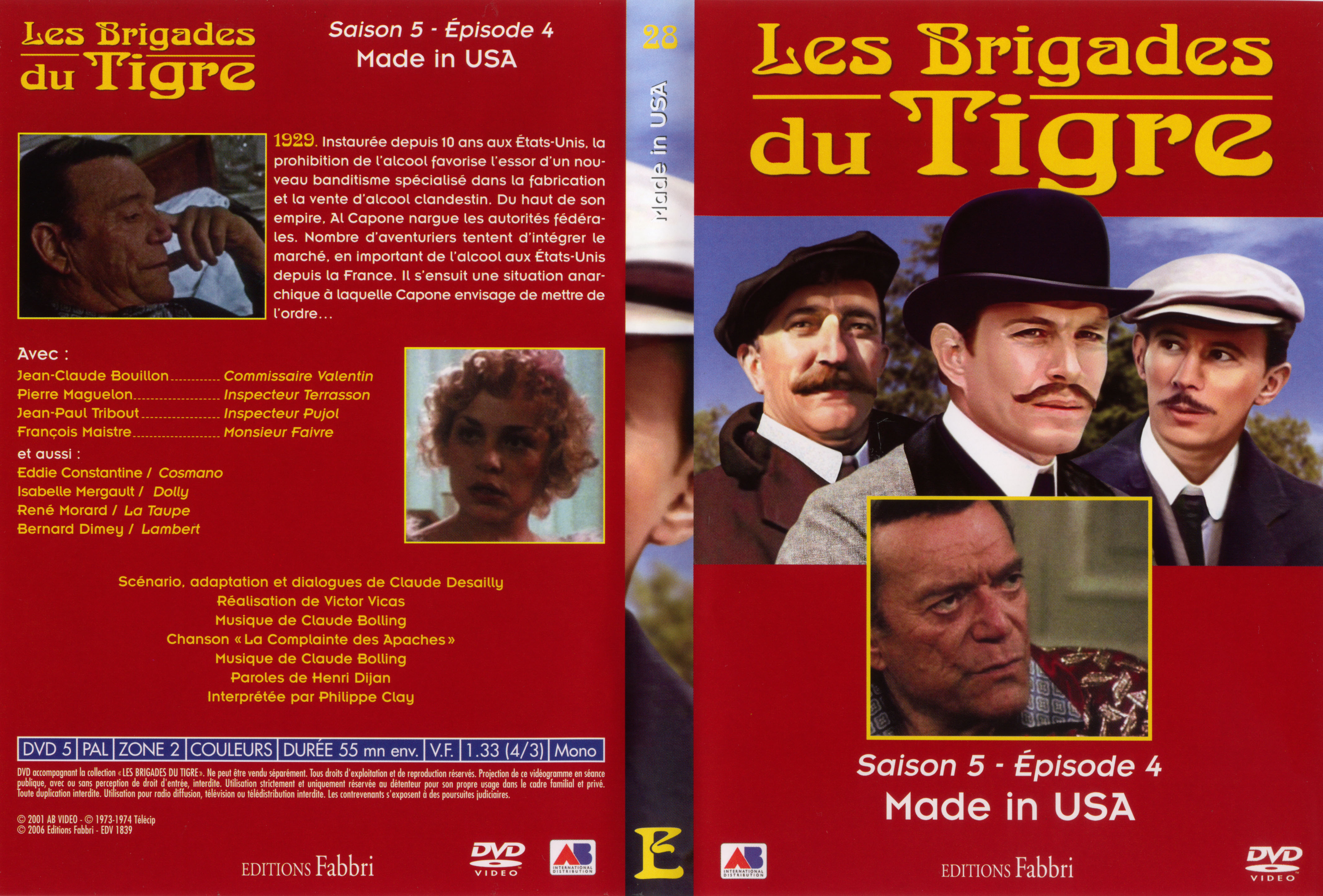 Jaquette DVD Les brigades du tigre saison 5 pisode 4
