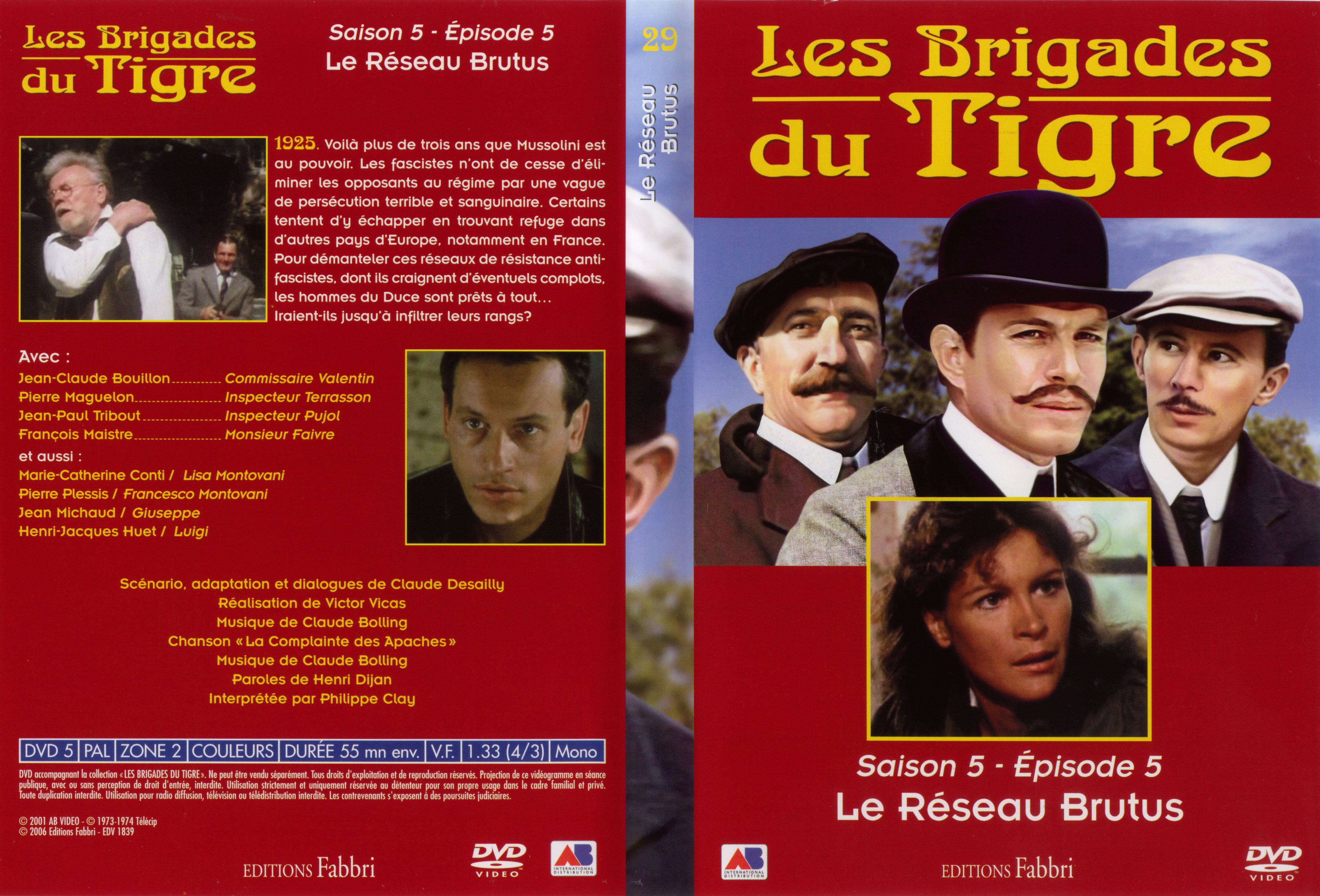 Jaquette DVD Les brigades du tigre saison 5 pisode 5