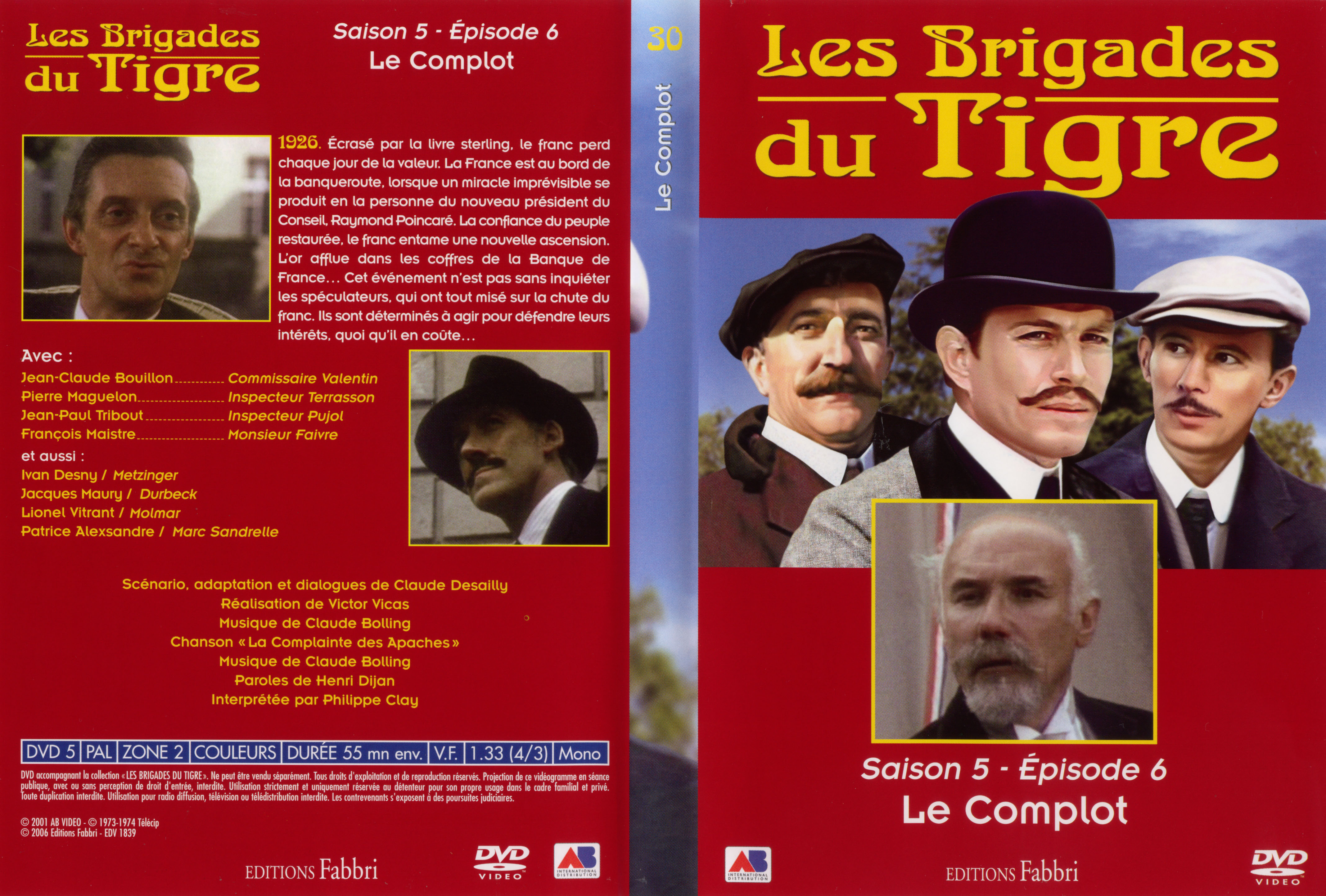 Jaquette DVD Les brigades du tigre saison 5 pisode 6