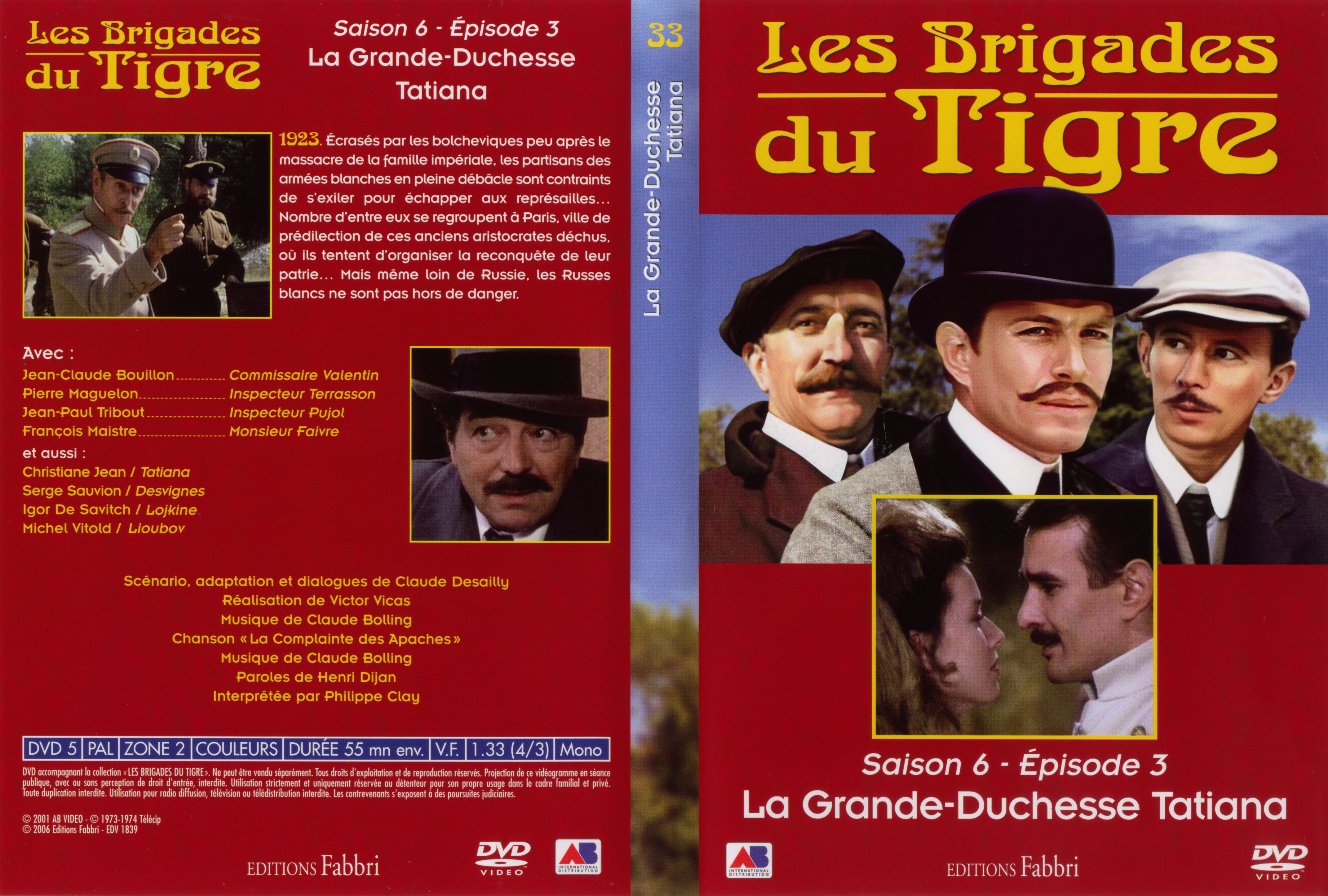 Jaquette DVD Les brigades du tigre saison 6 pisode 3