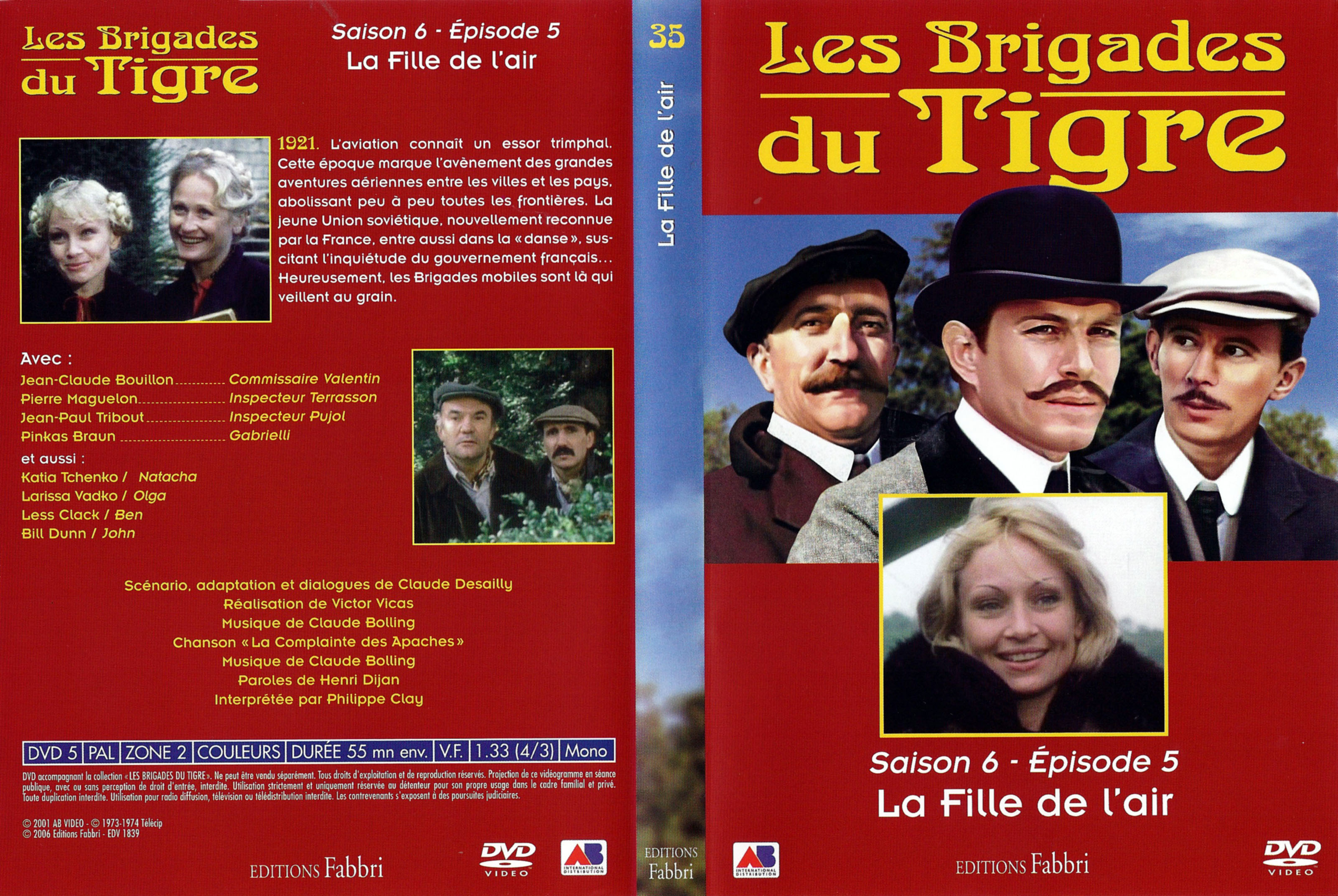 Jaquette DVD Les brigades du tigre saison 6 pisode 5