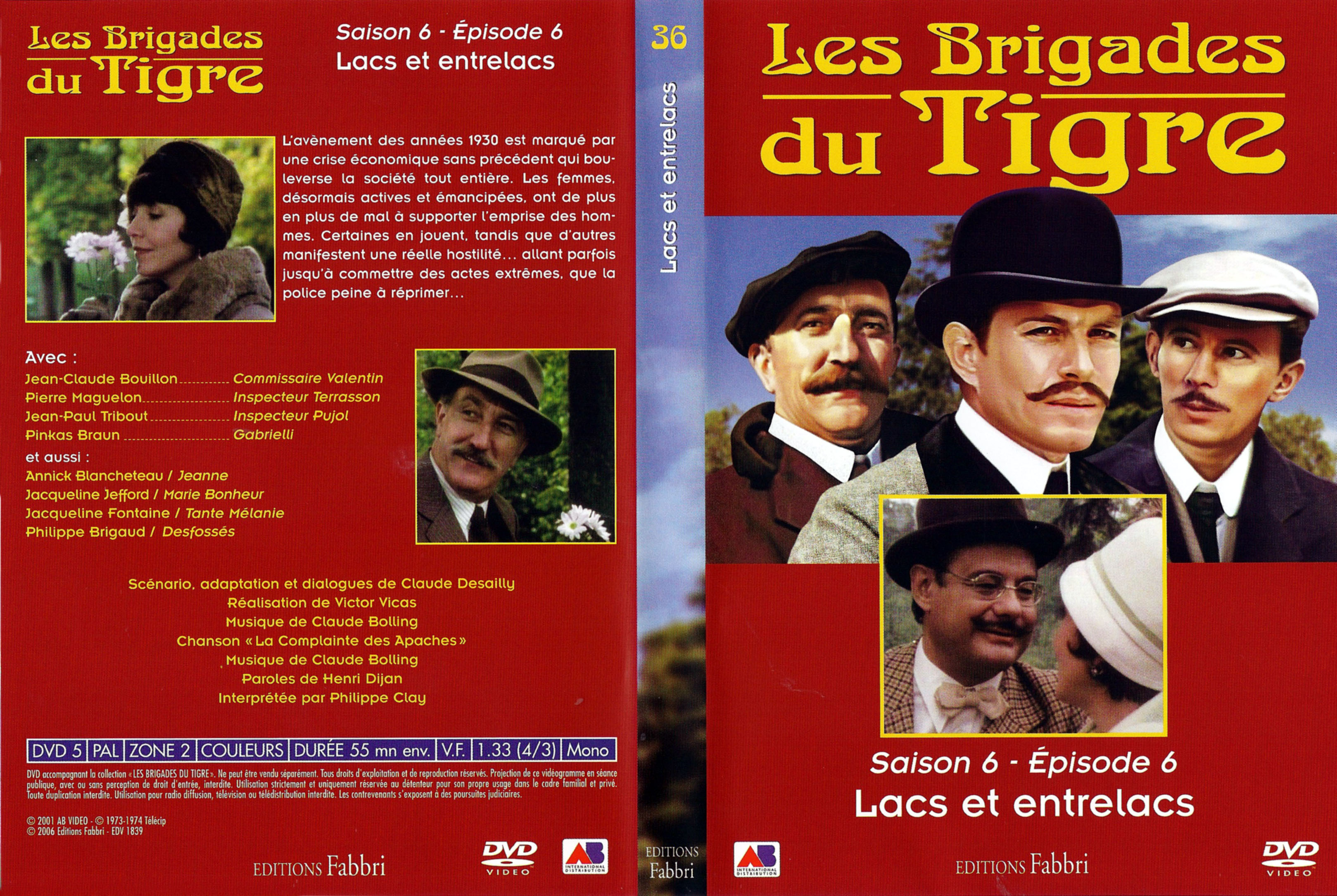 Jaquette DVD Les brigades du tigre saison 6 pisode 6