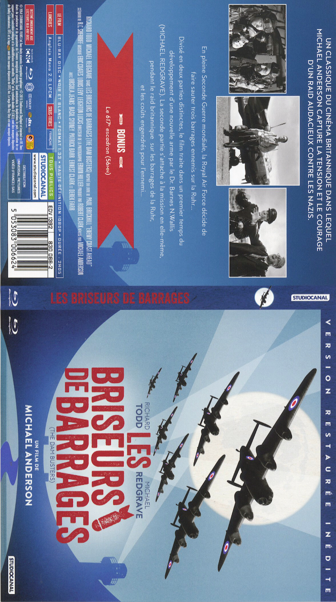 Jaquette DVD Les briseurs de barrages (BLU-RAY)