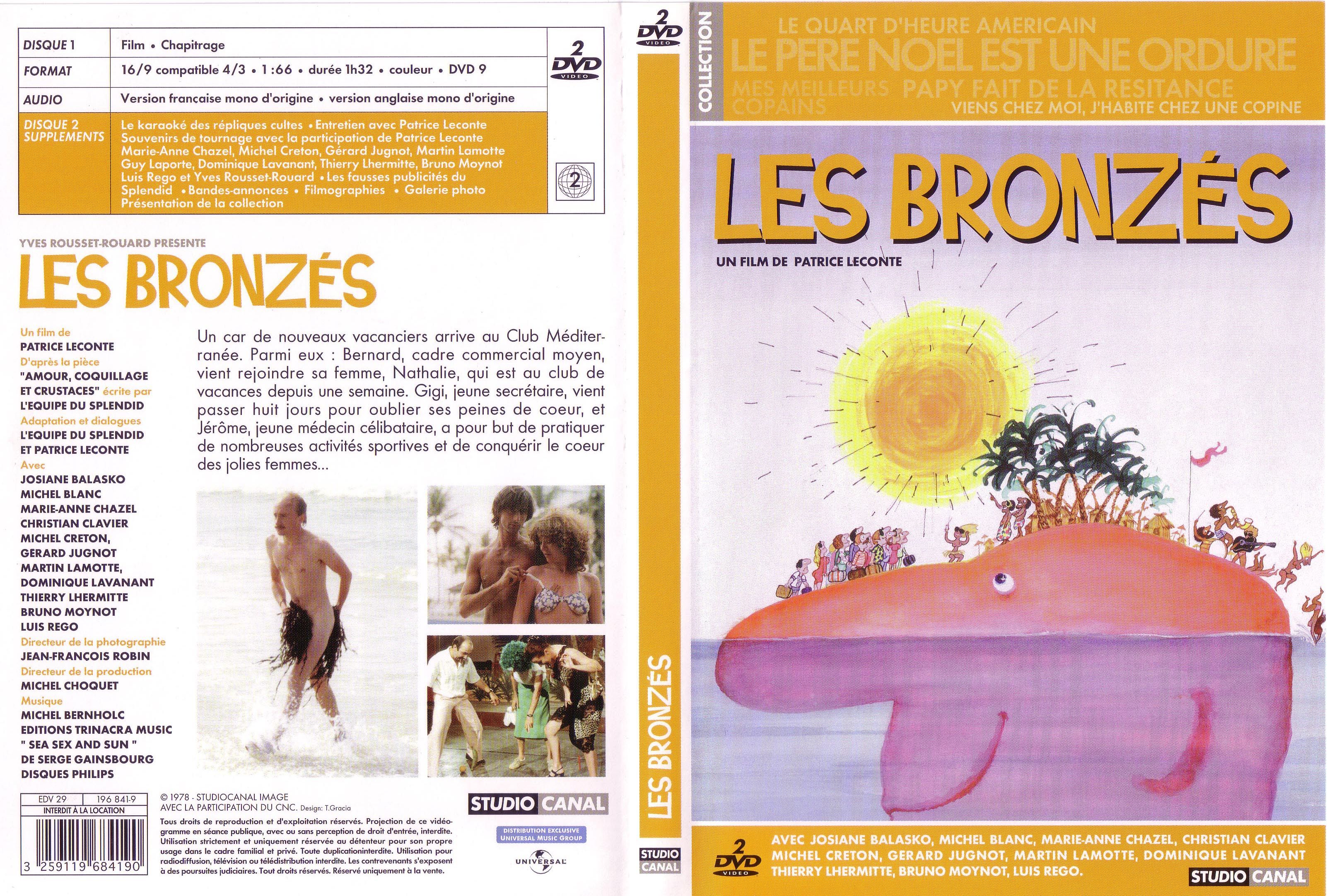 Jaquette DVD Les bronzs