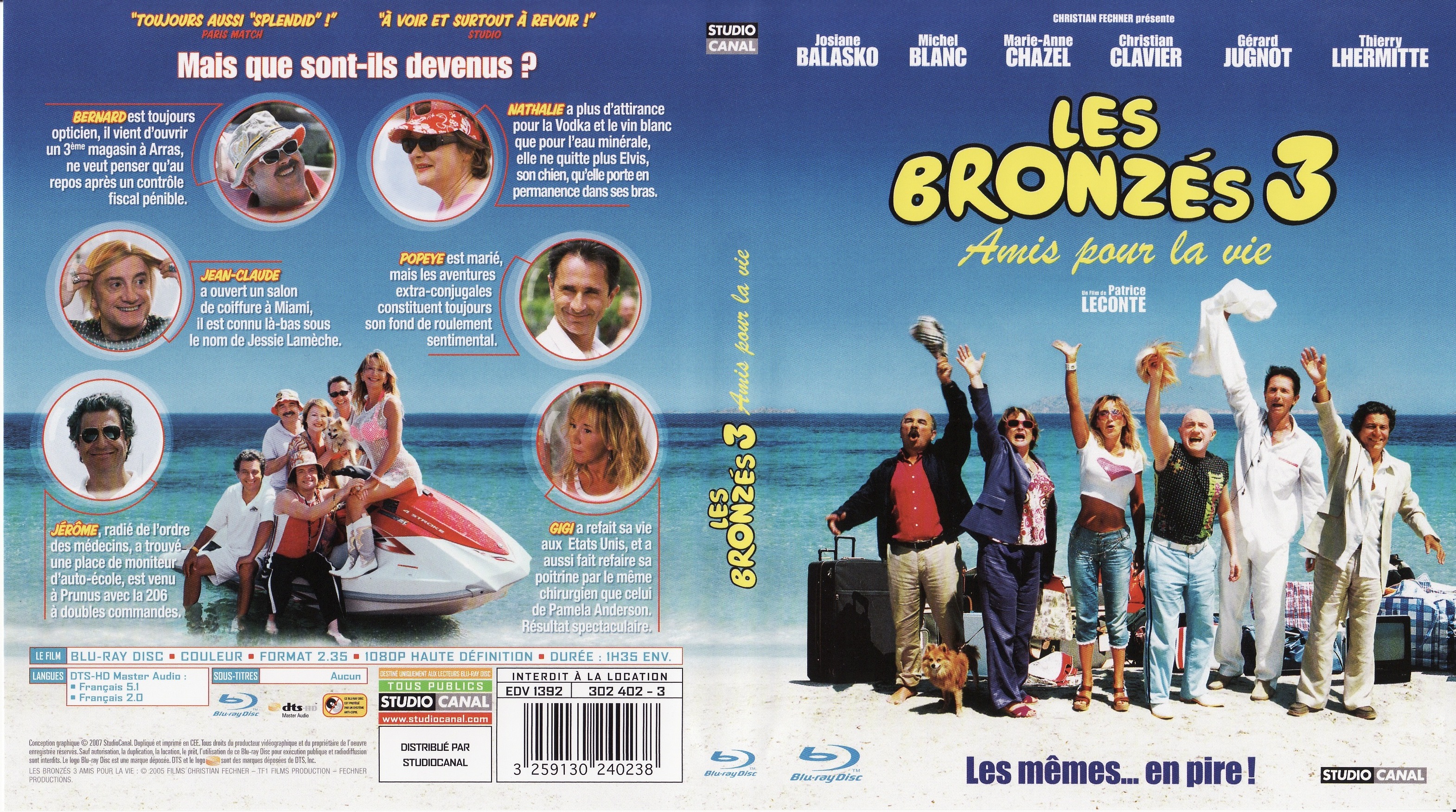 Jaquette DVD Les bronzs 3 (BLU-RAY)