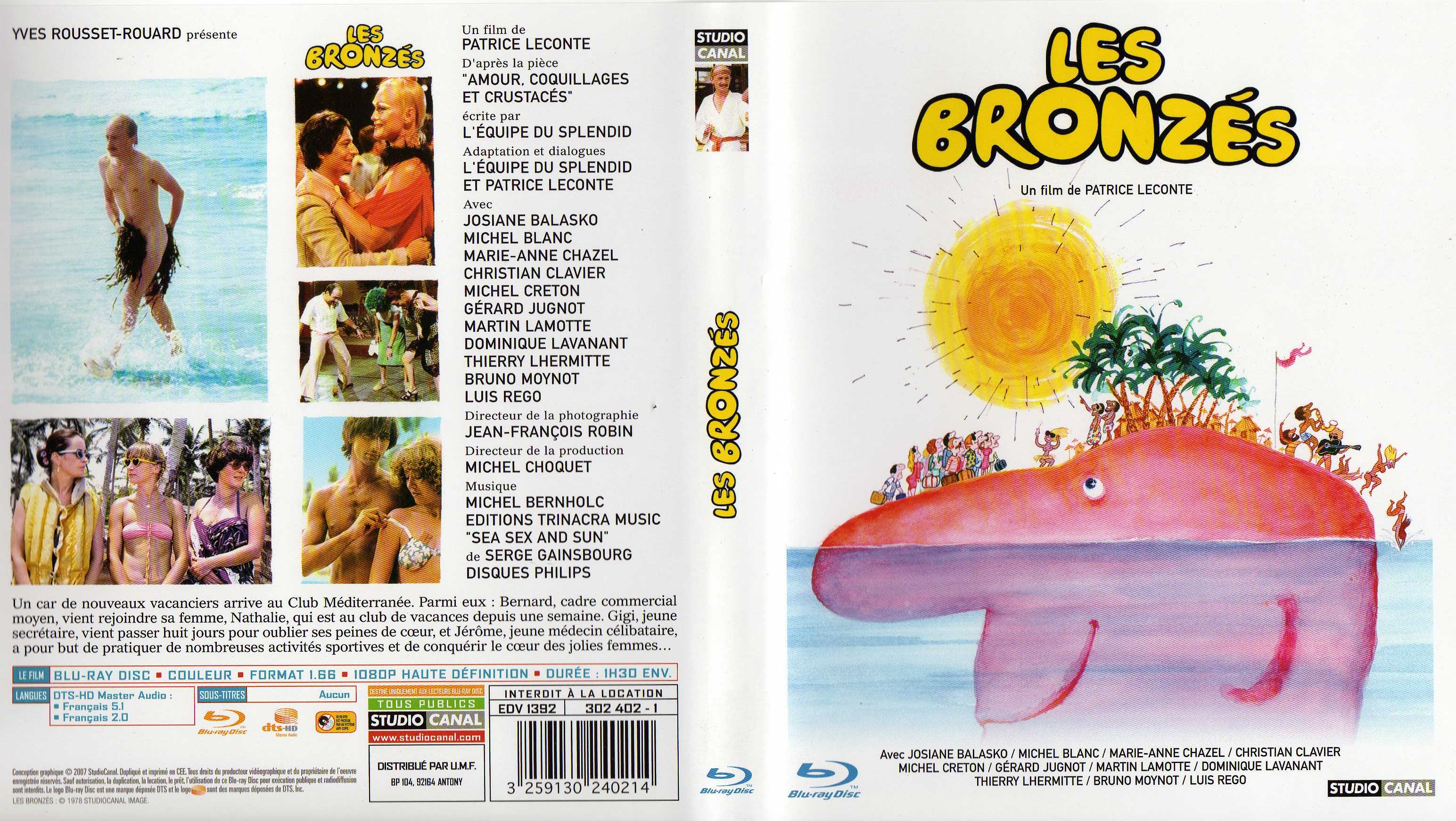 Jaquette DVD Les bronzes (BLU-RAY)