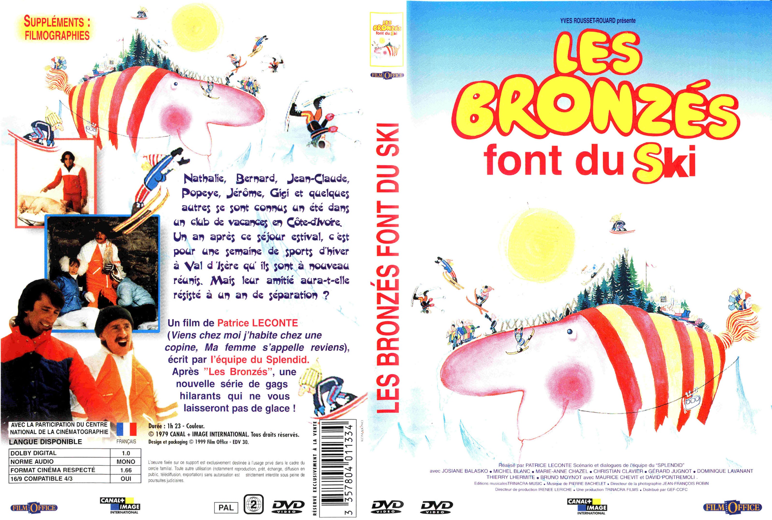 Jaquette DVD Les bronzes font du ski