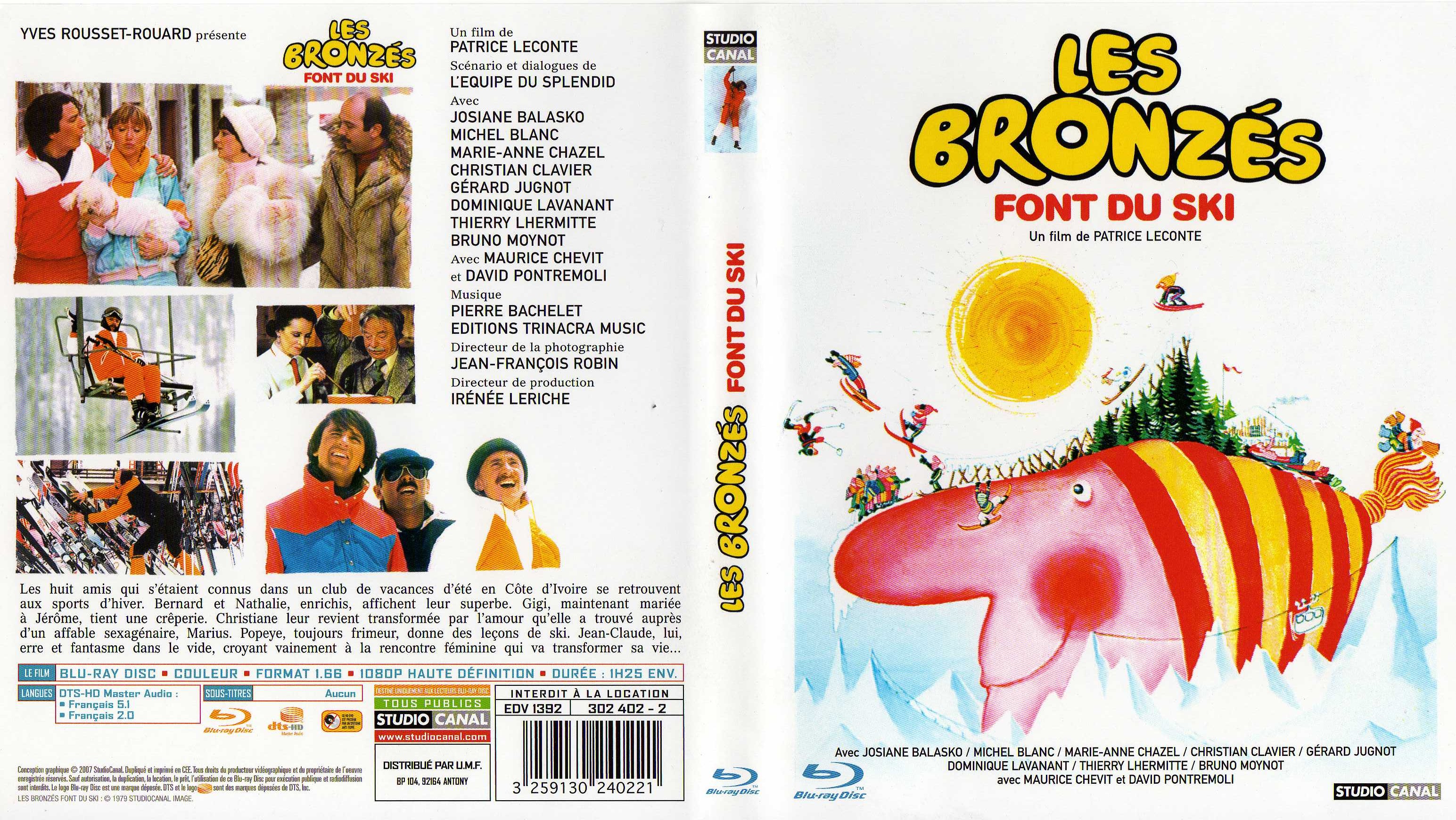 Jaquette DVD Les bronzes font du ski (BLU-RAY)