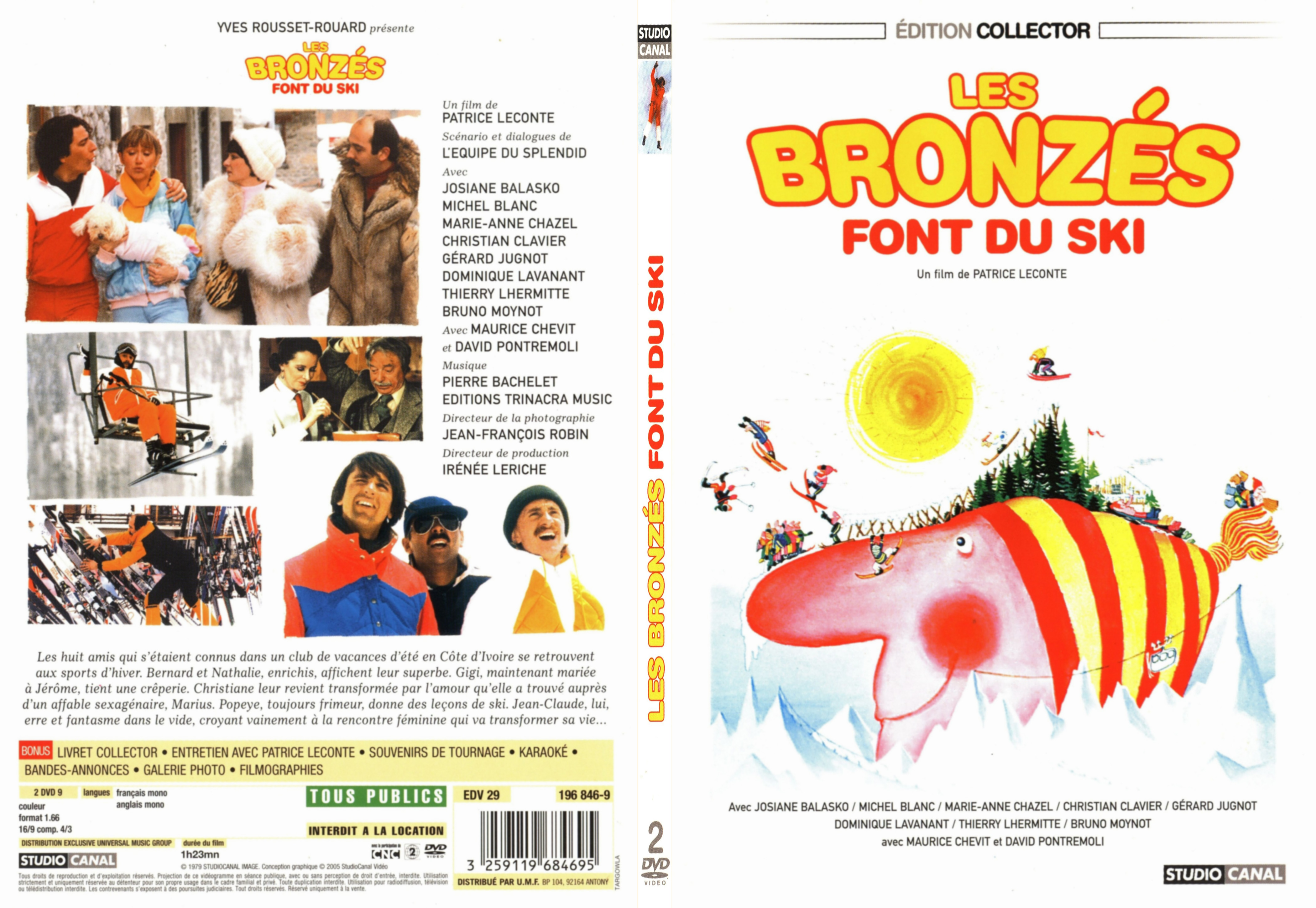 Jaquette DVD Les bronzes font du ski - SLIM