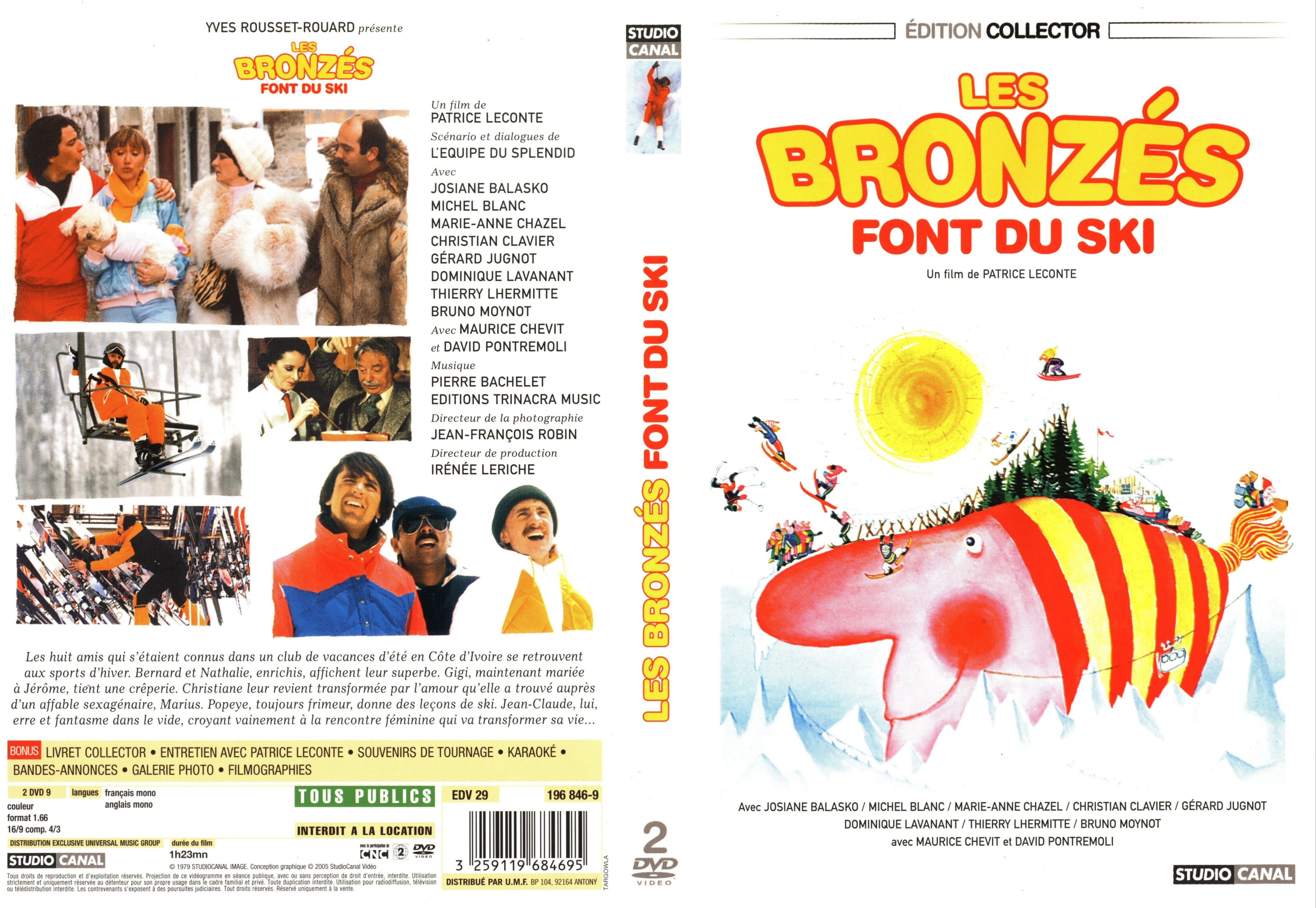Jaquette DVD Les bronzes font du ski v3