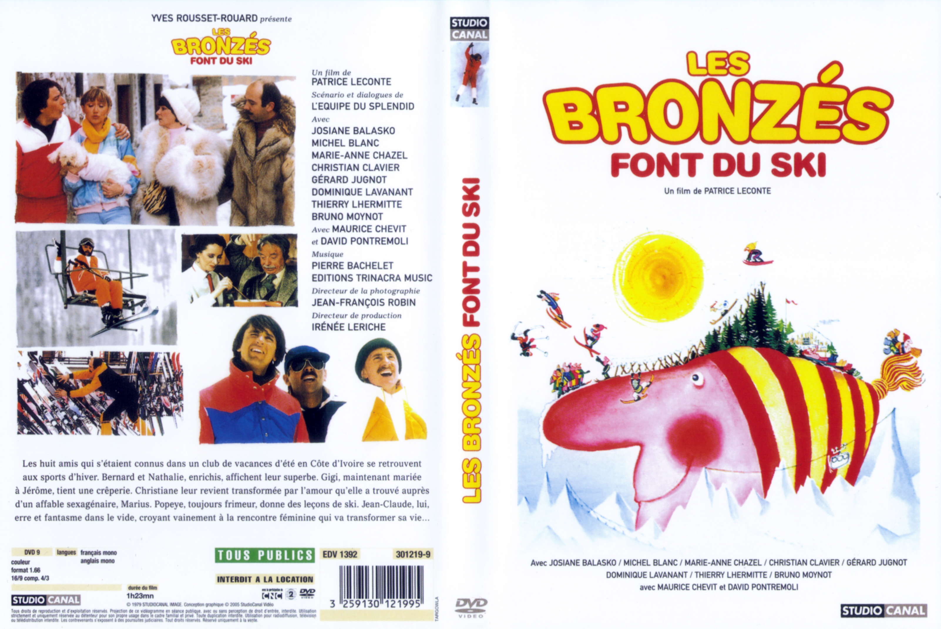Jaquette DVD Les bronzes font du ski v4
