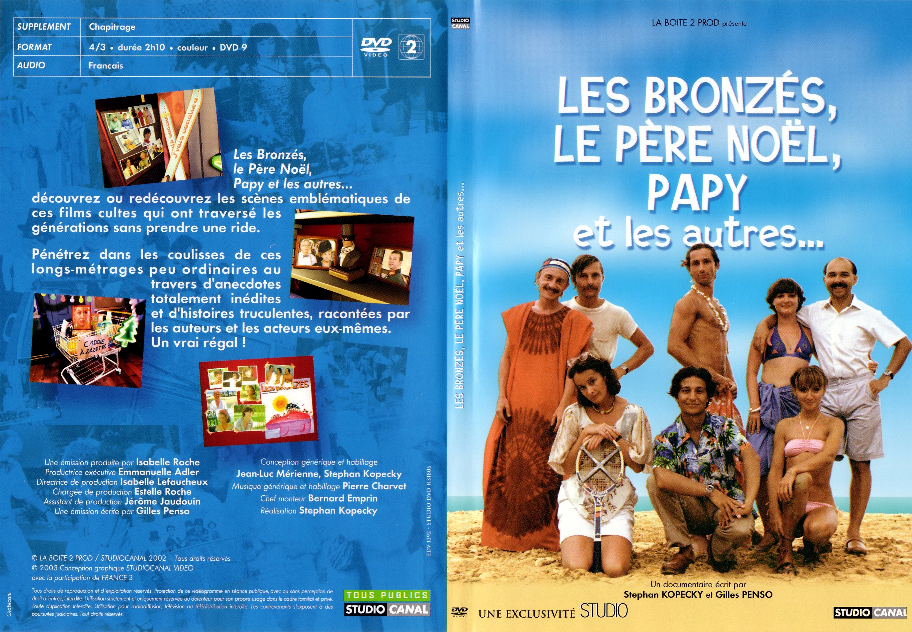 Jaquette DVD Les bronzs le pre noel et les autres