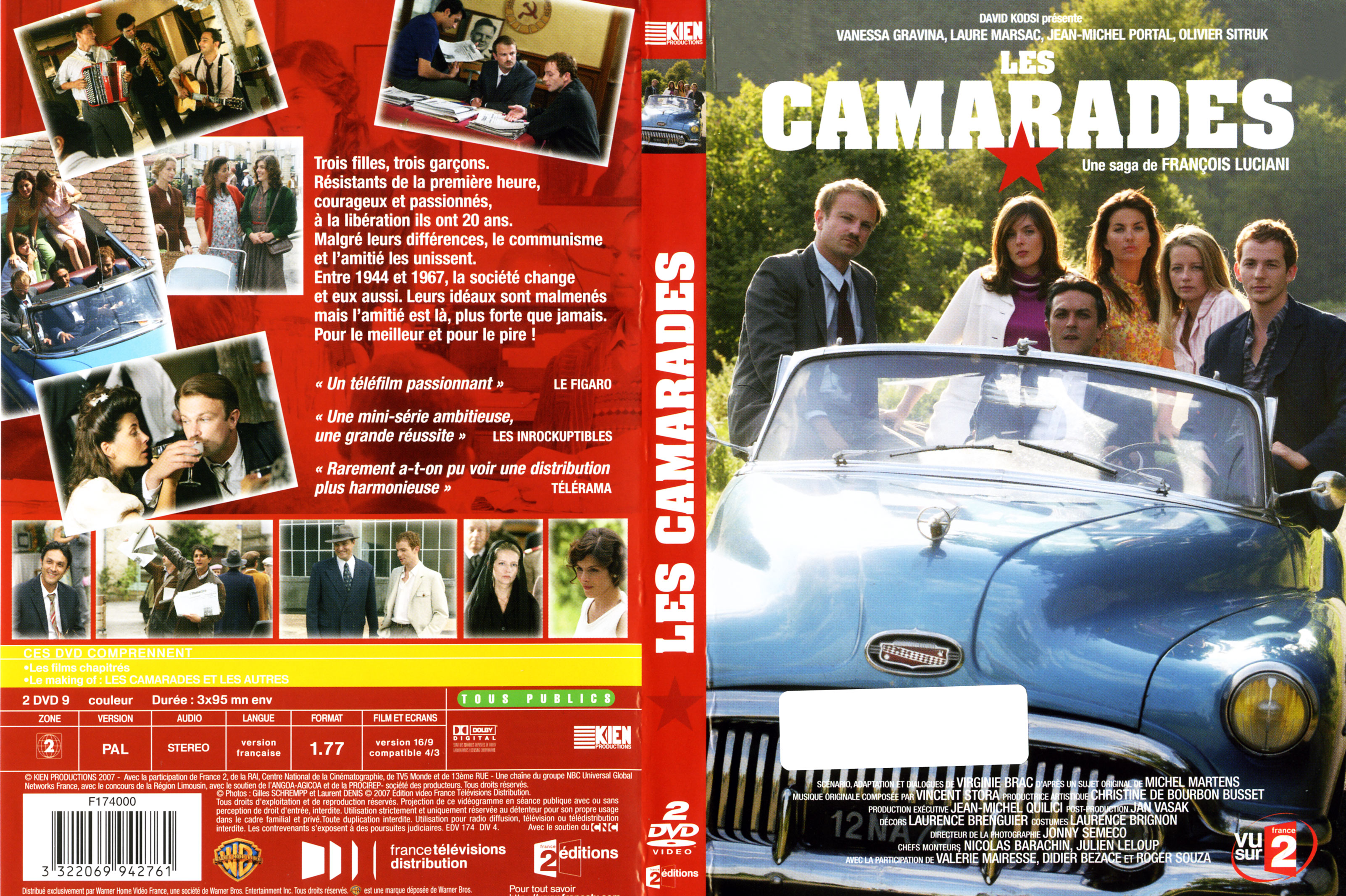 Jaquette DVD Les camarades