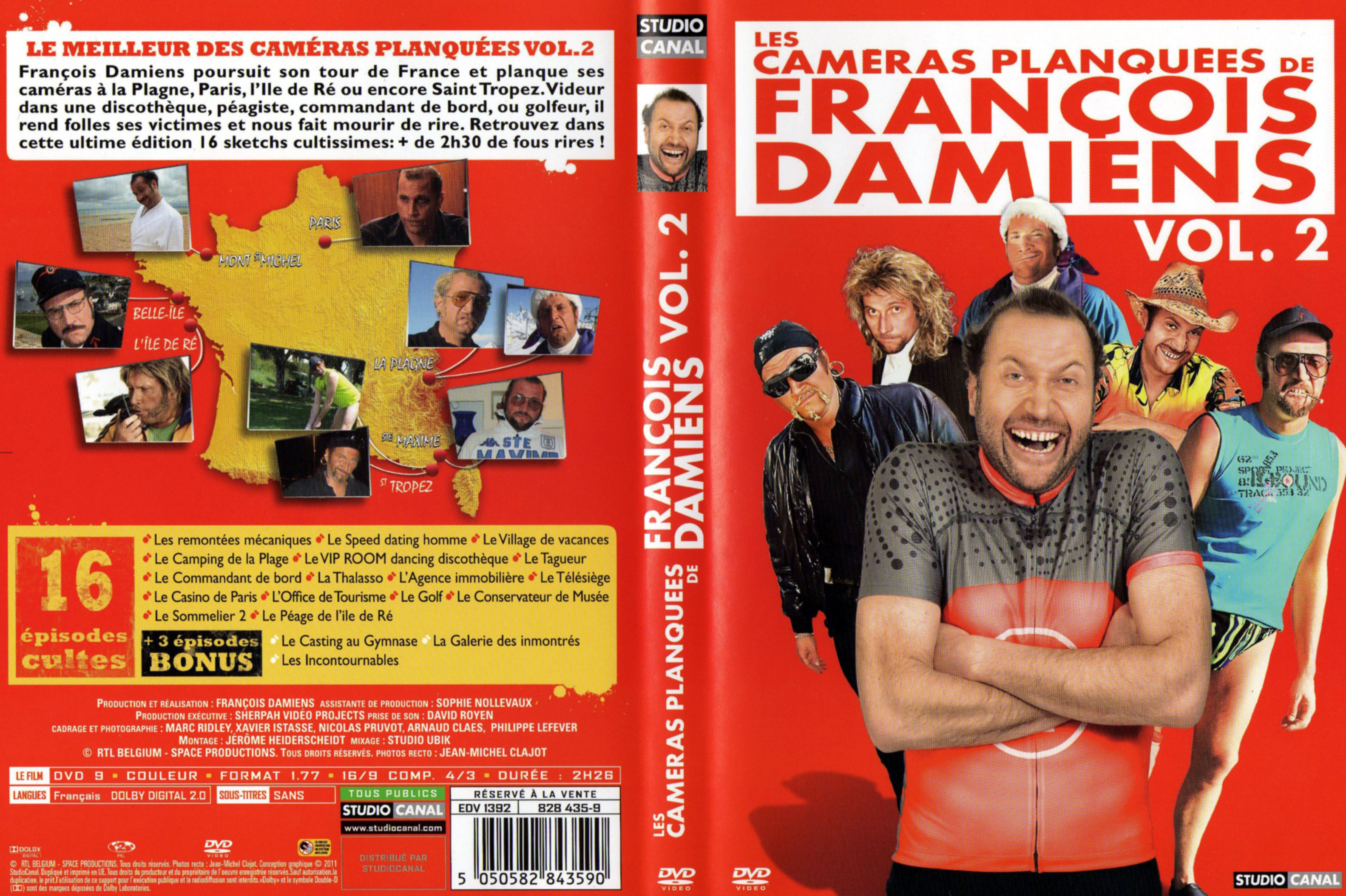 Jaquette DVD Les cameras planques de Francois Damiens vol 2