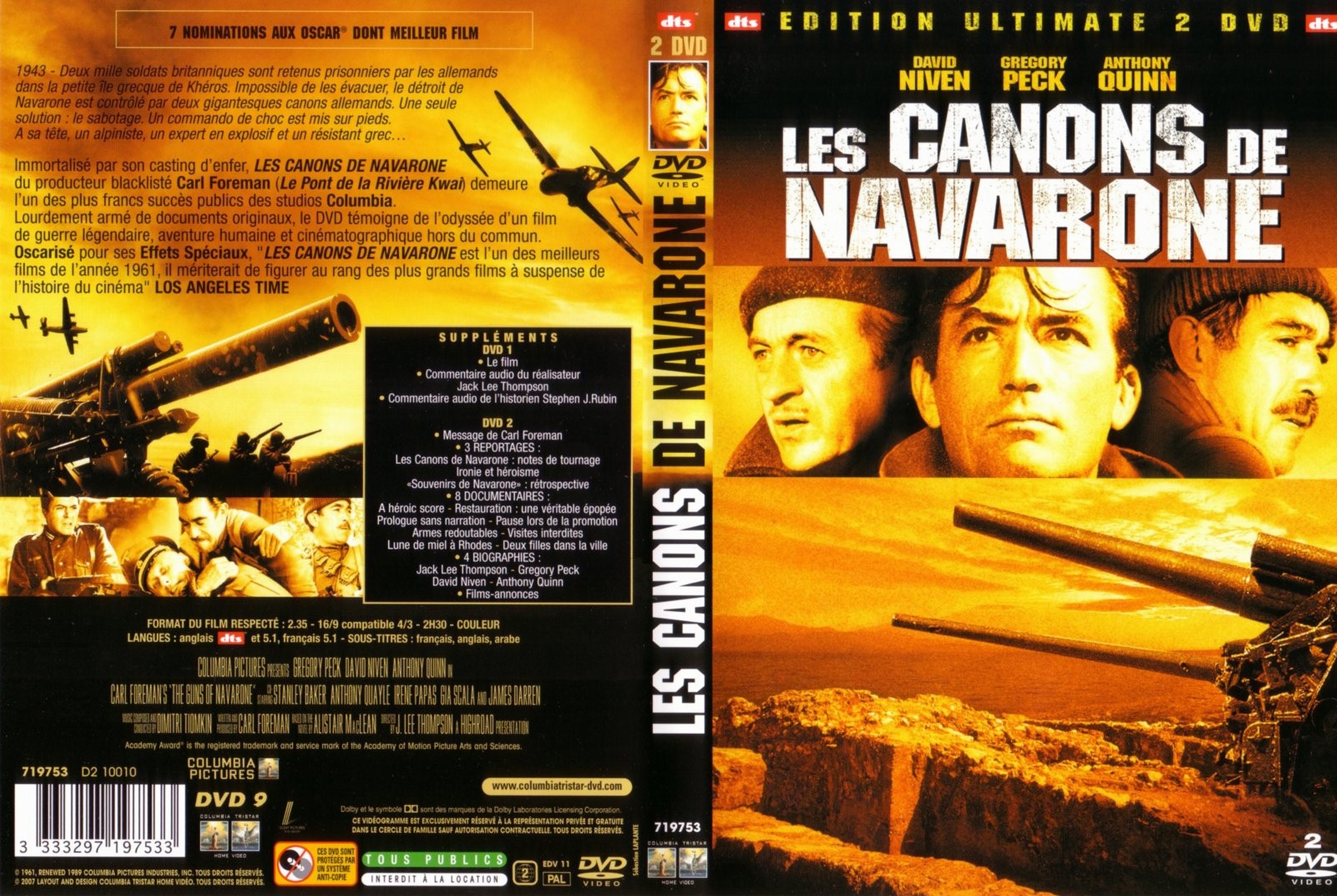Jaquette DVD Les canons de Navarone v3