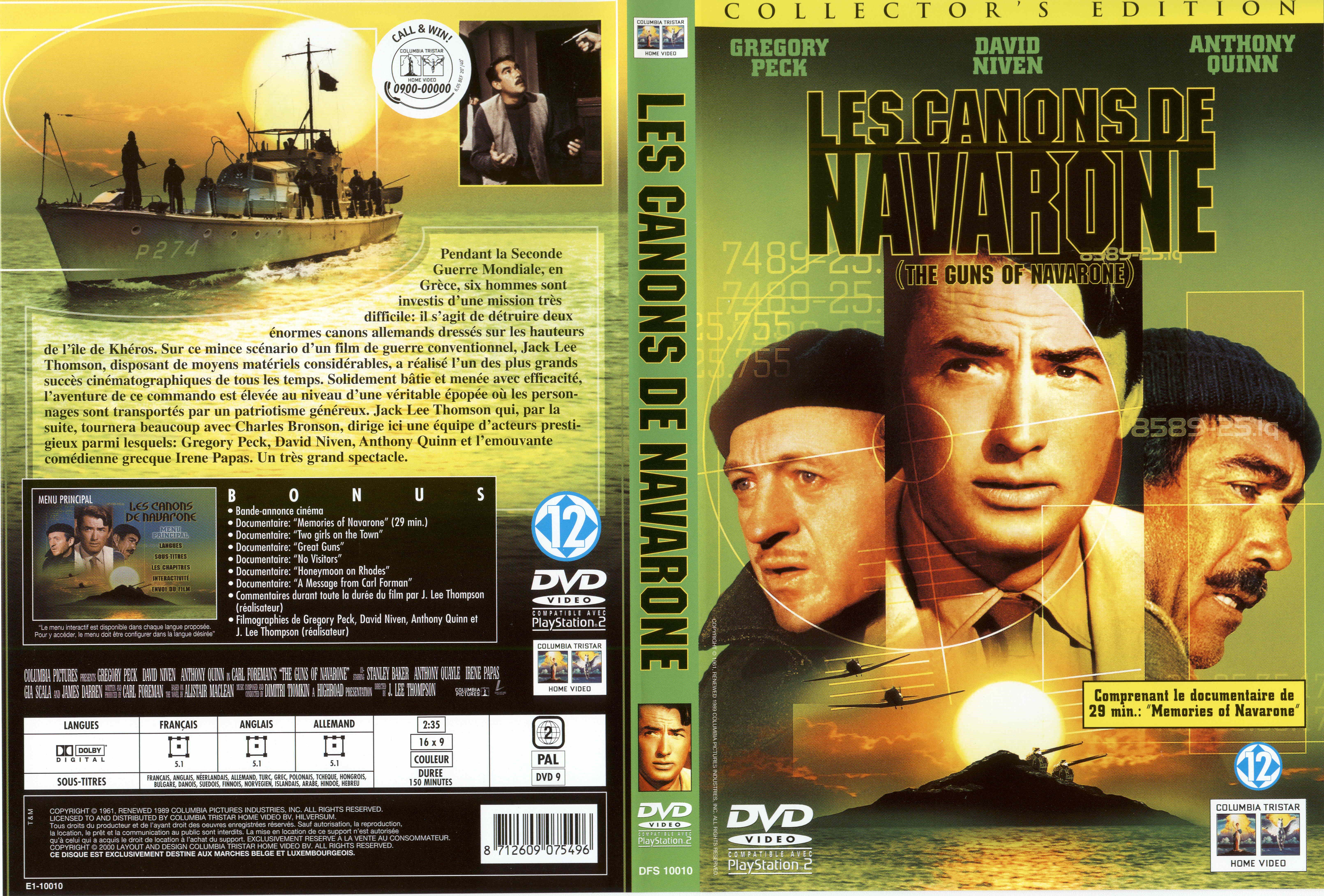 Jaquette DVD Les canons de Navarone v4