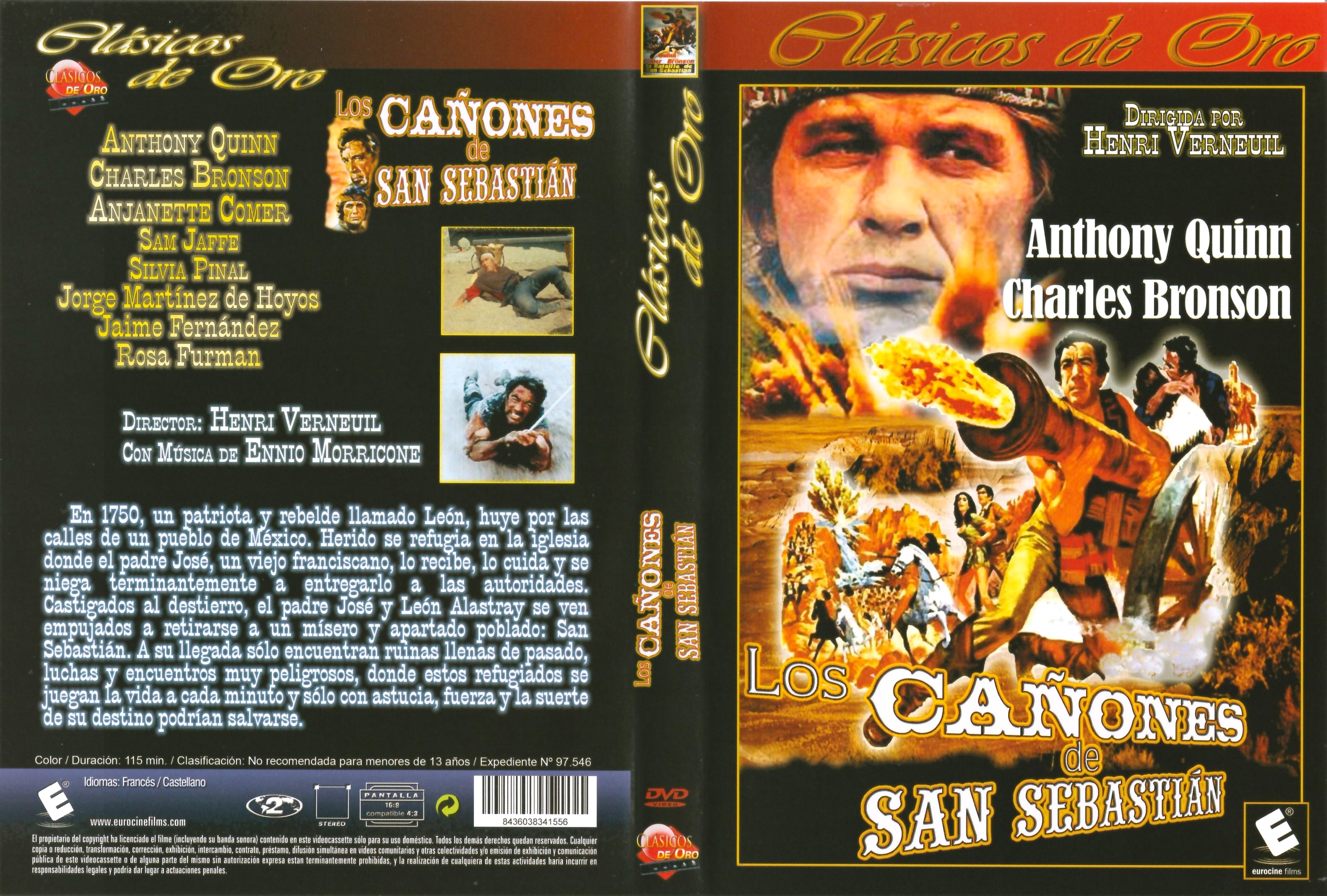 Jaquette DVD Les canons de San Sebastian
