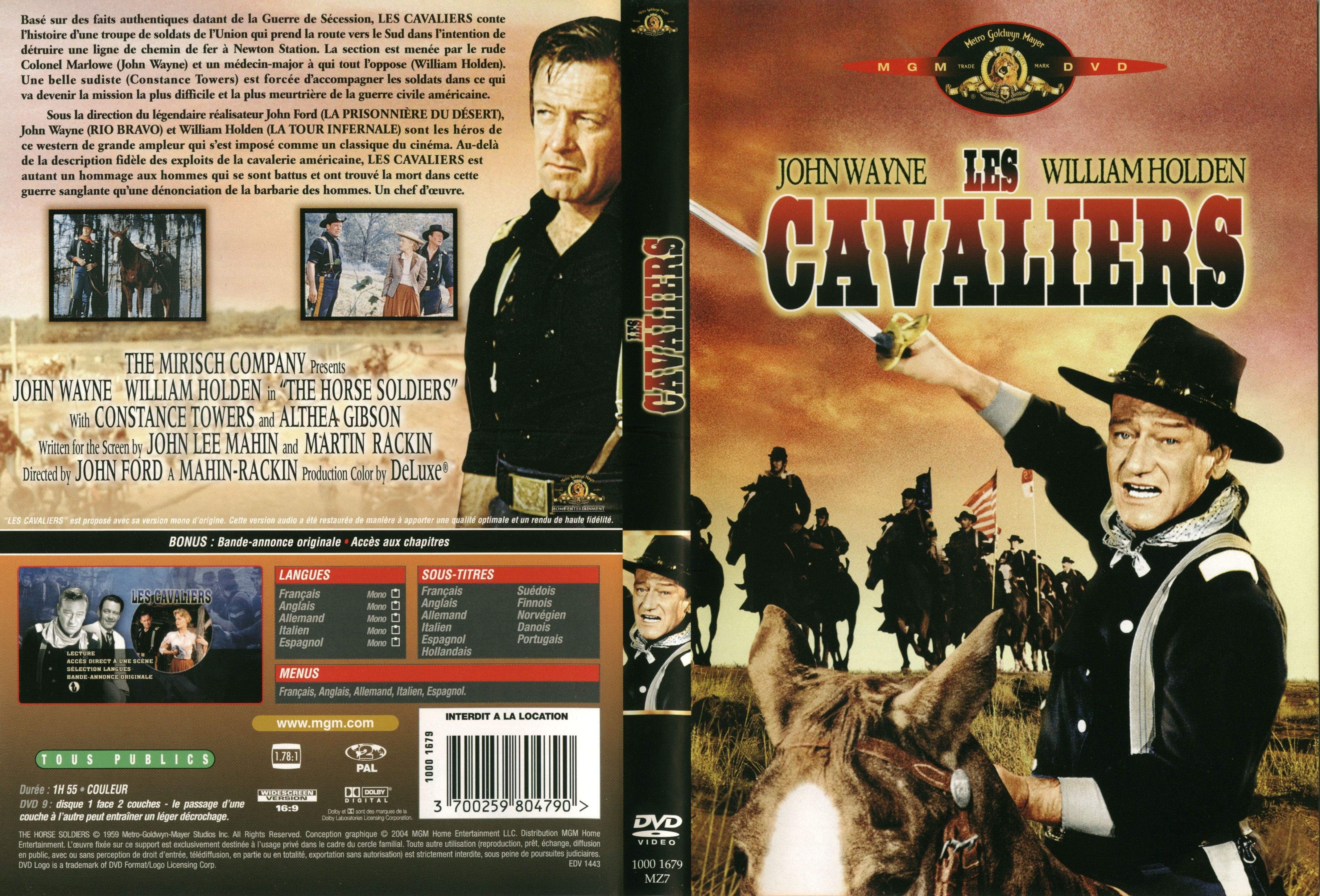 Jaquette DVD Les cavaliers