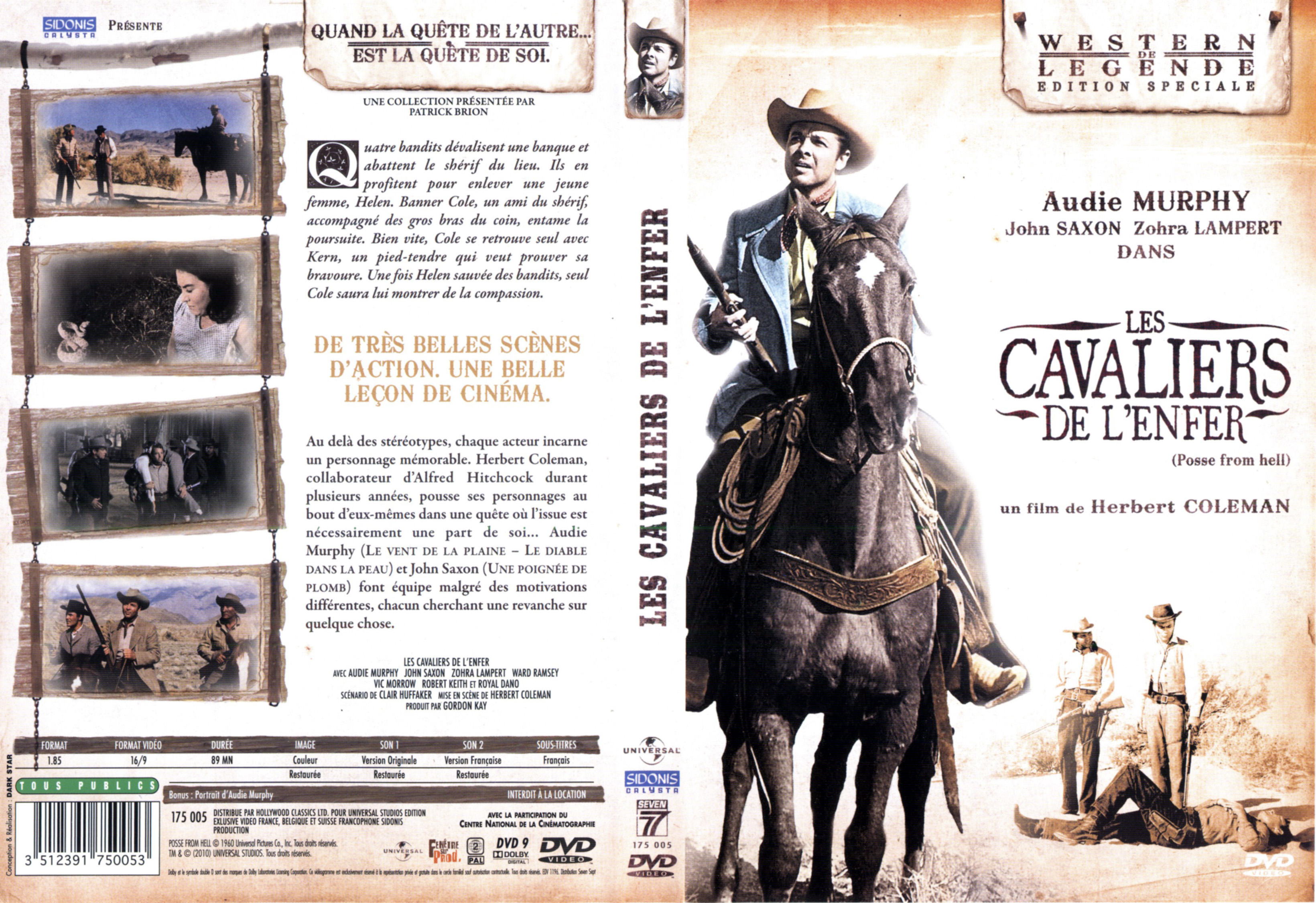 Jaquette DVD Les cavaliers de l