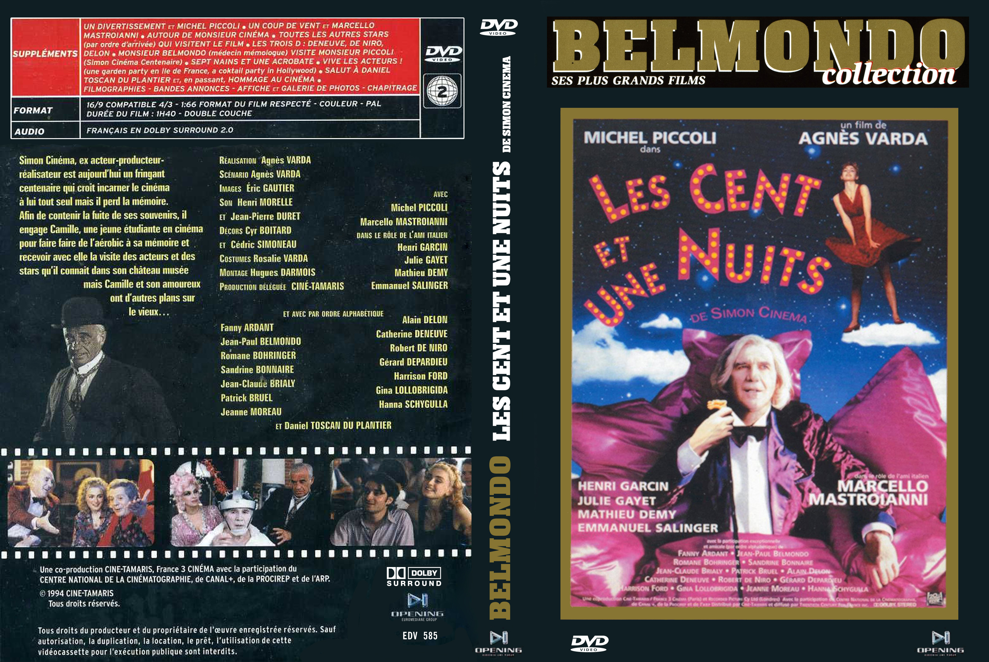 Jaquette DVD Les cent et une nuits de Simon cinema custom