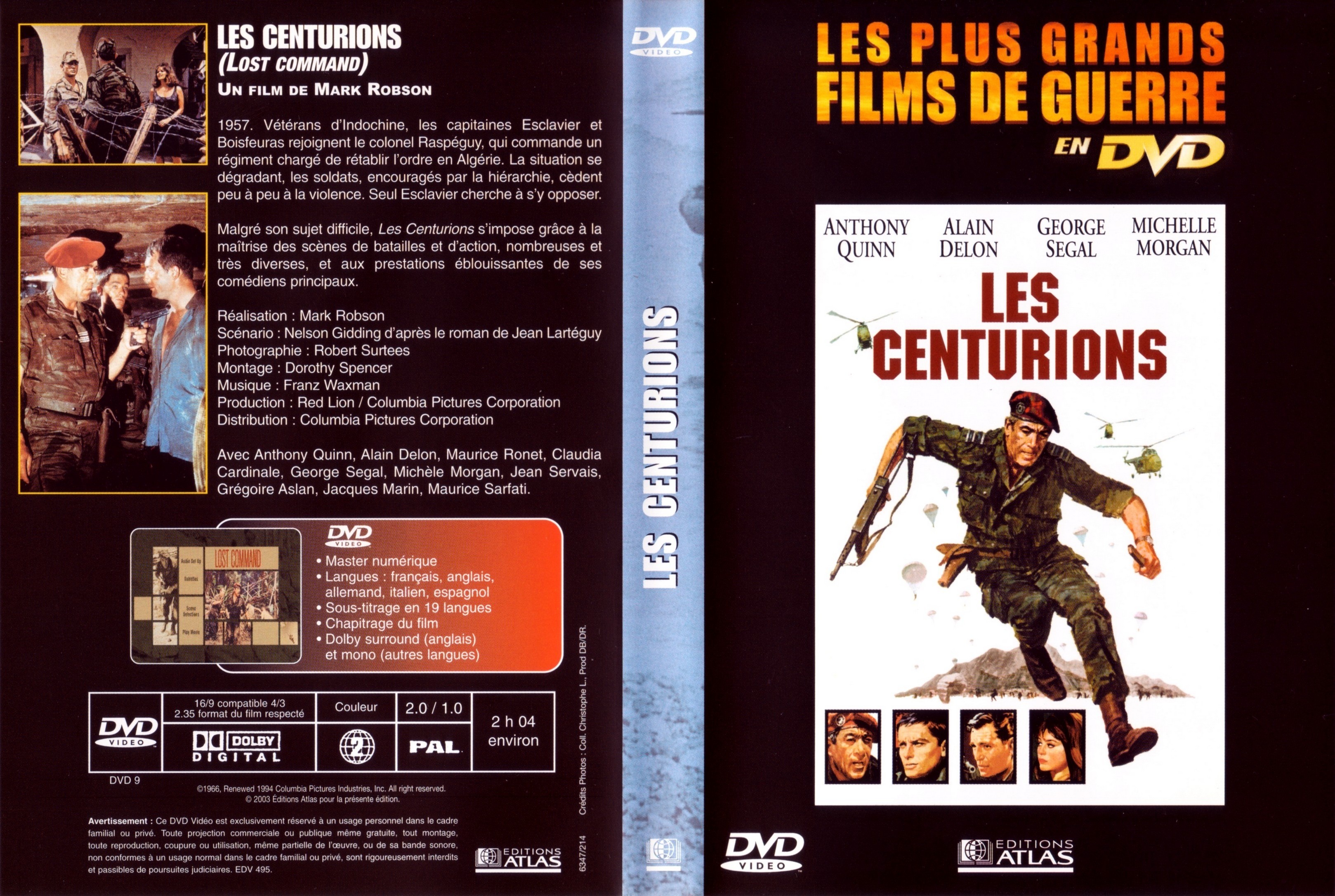 Jaquette DVD Les centurions