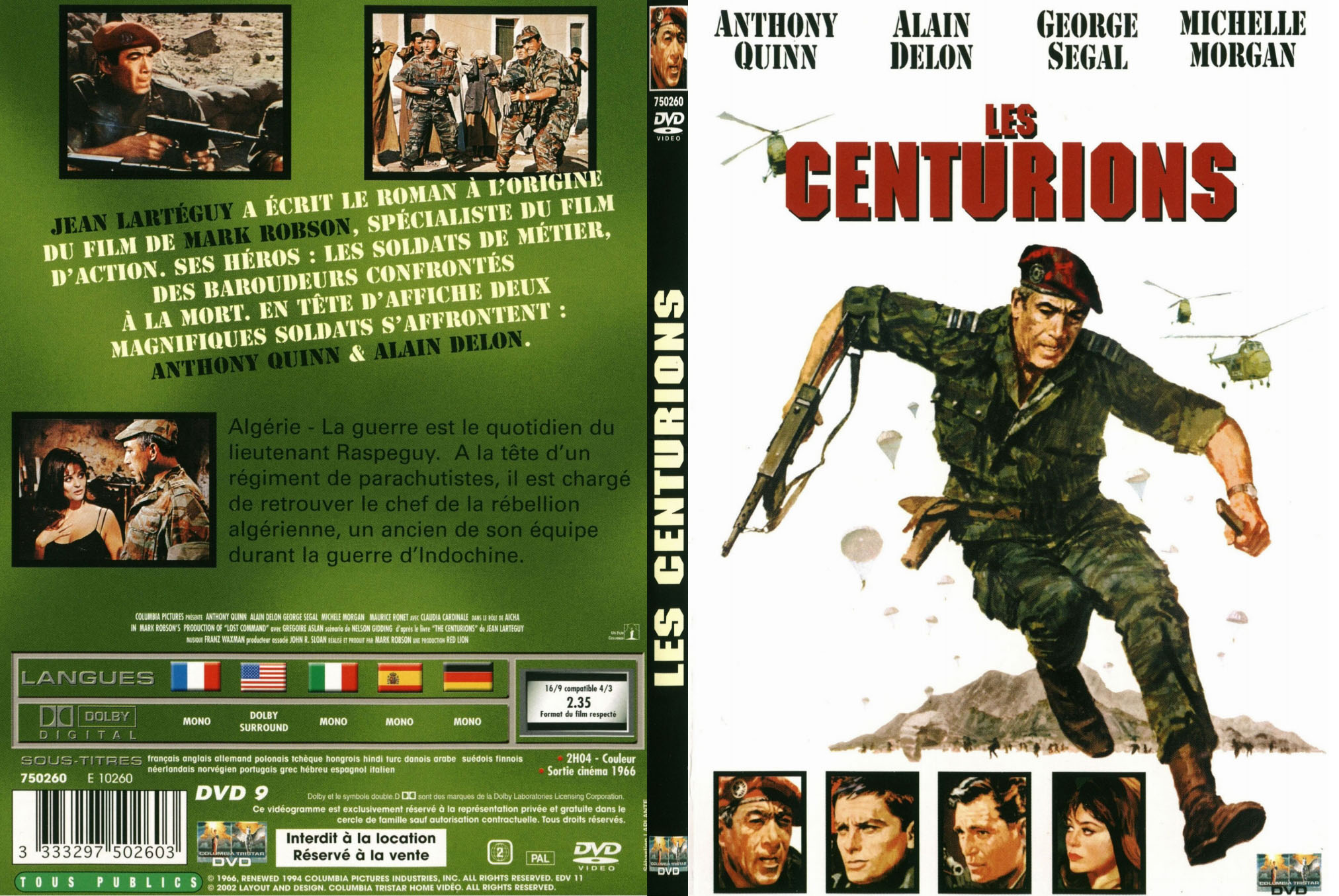 Jaquette DVD Les centurions - SLIM