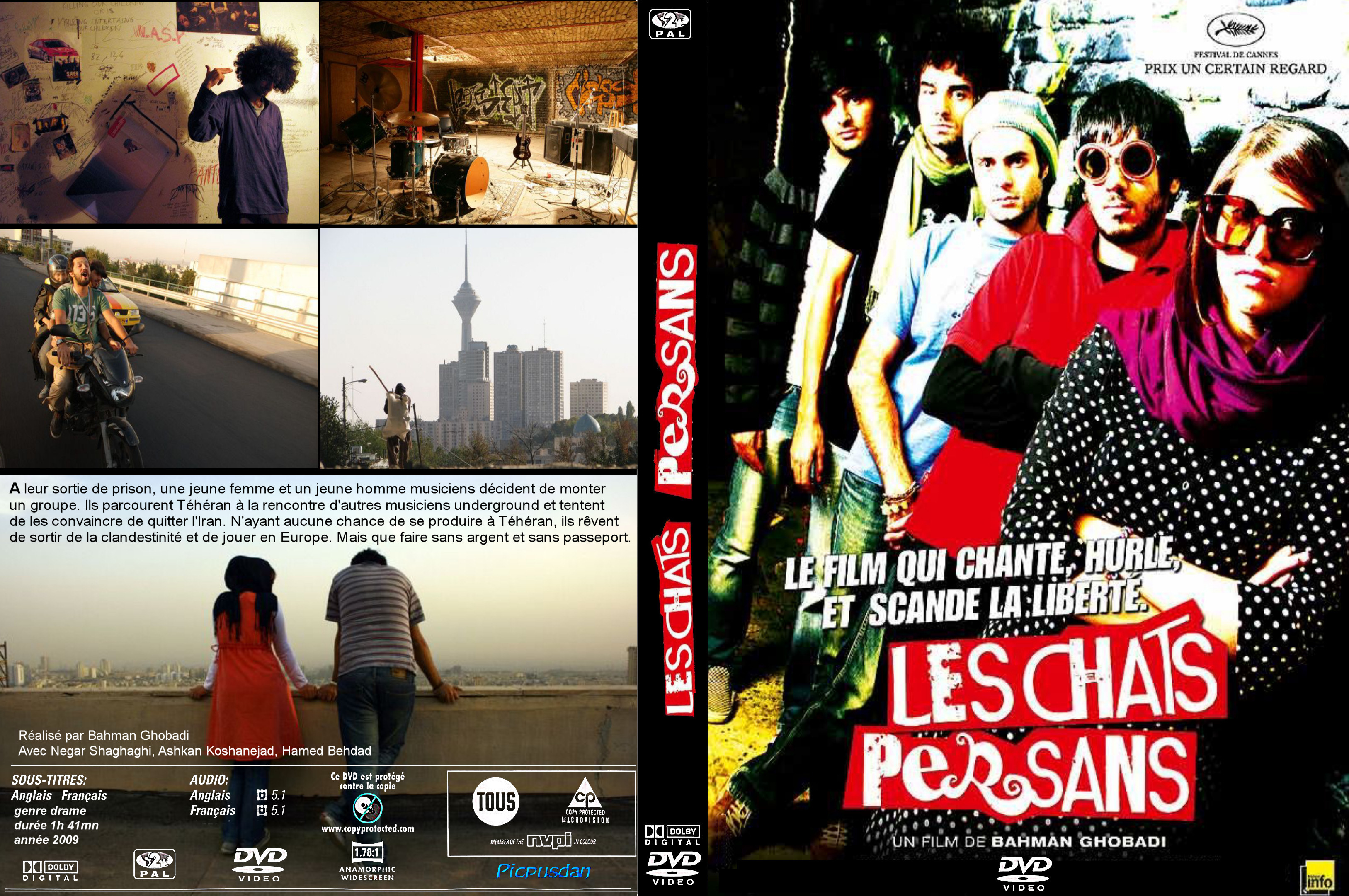 Jaquette DVD Les chats persans custom