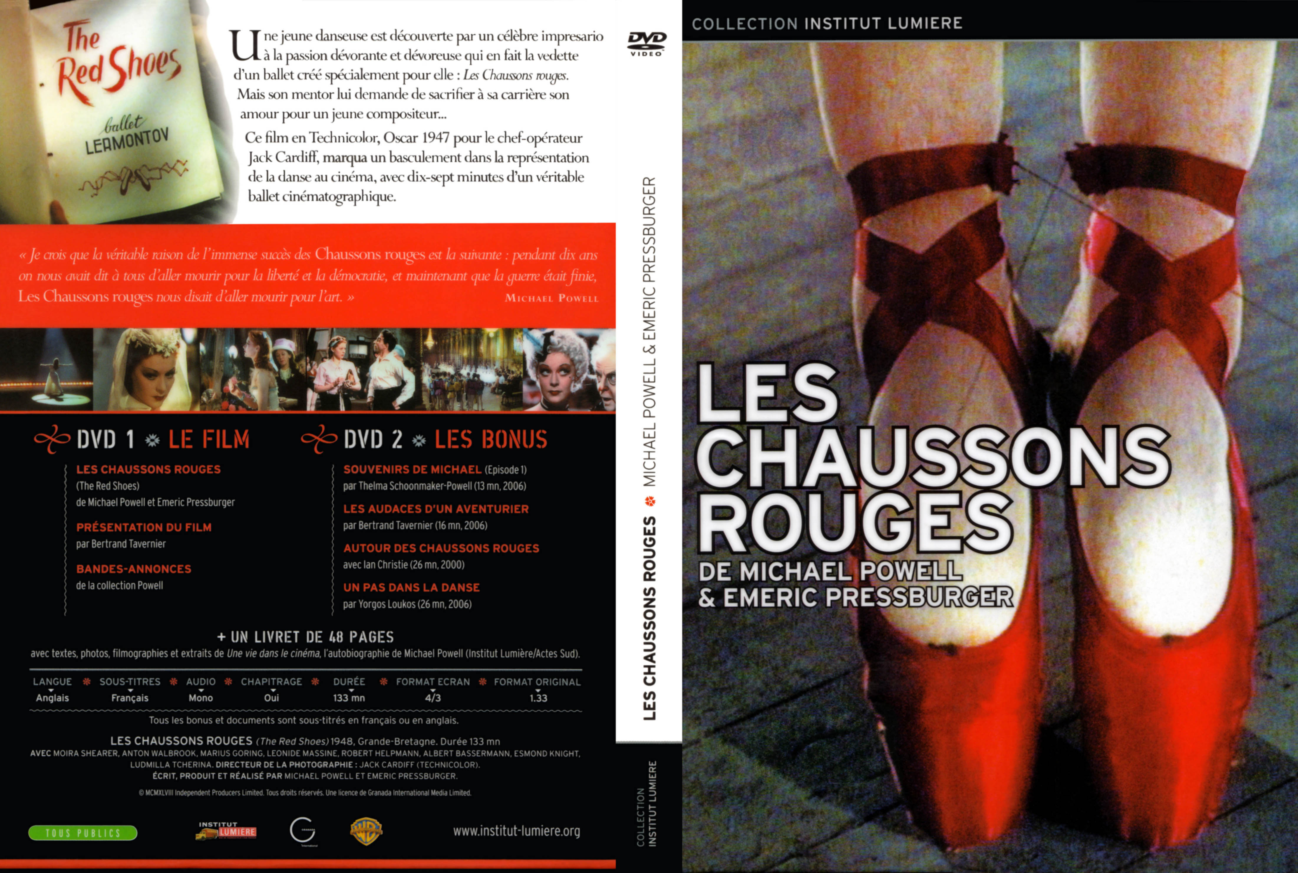 Jaquette DVD Les chaussons rouges