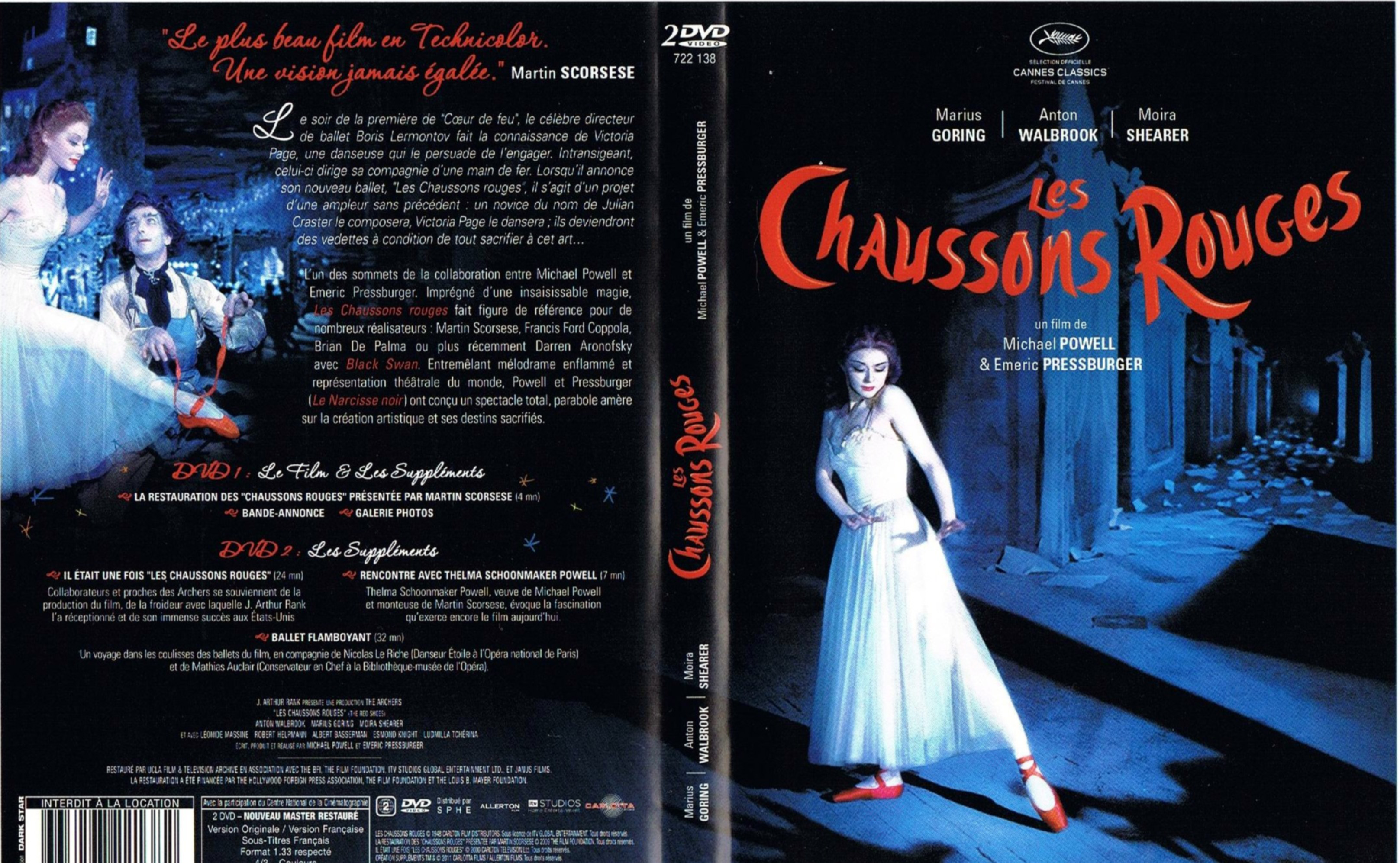 Jaquette DVD Les chaussons rouges v2