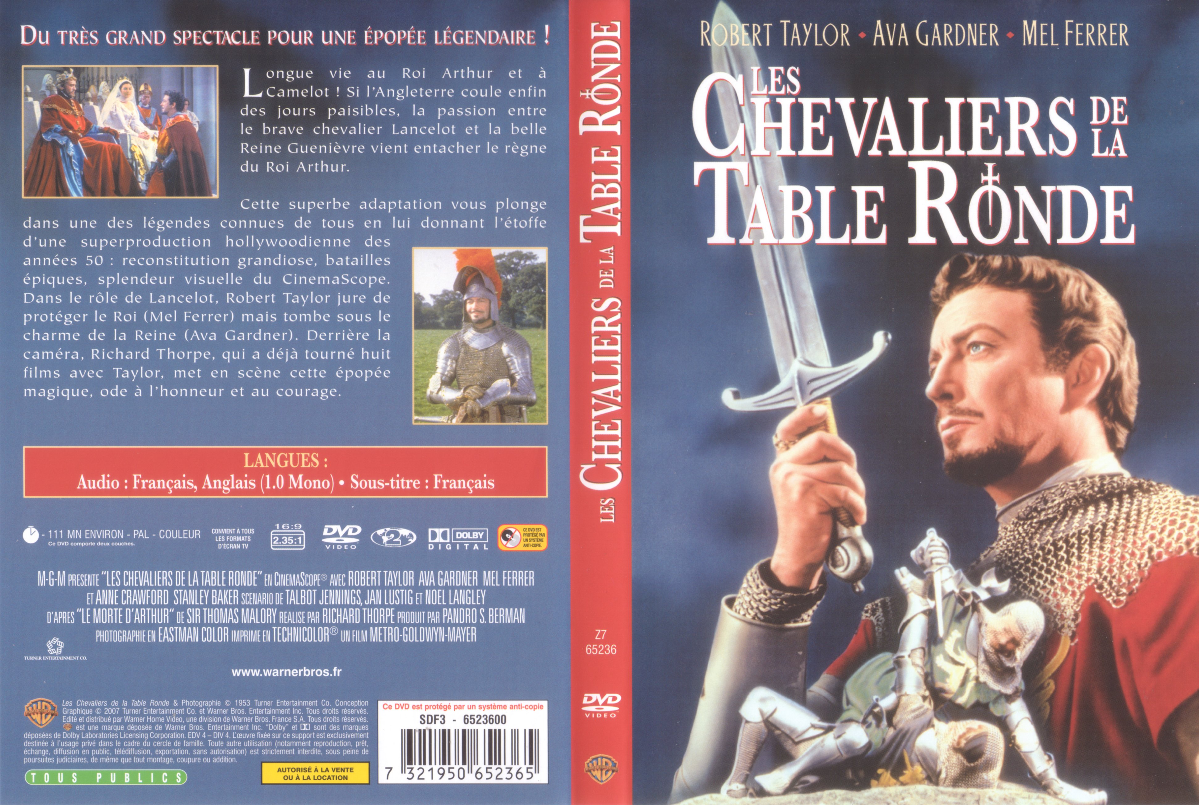 Jaquette DVD Les chevaliers de la table ronde