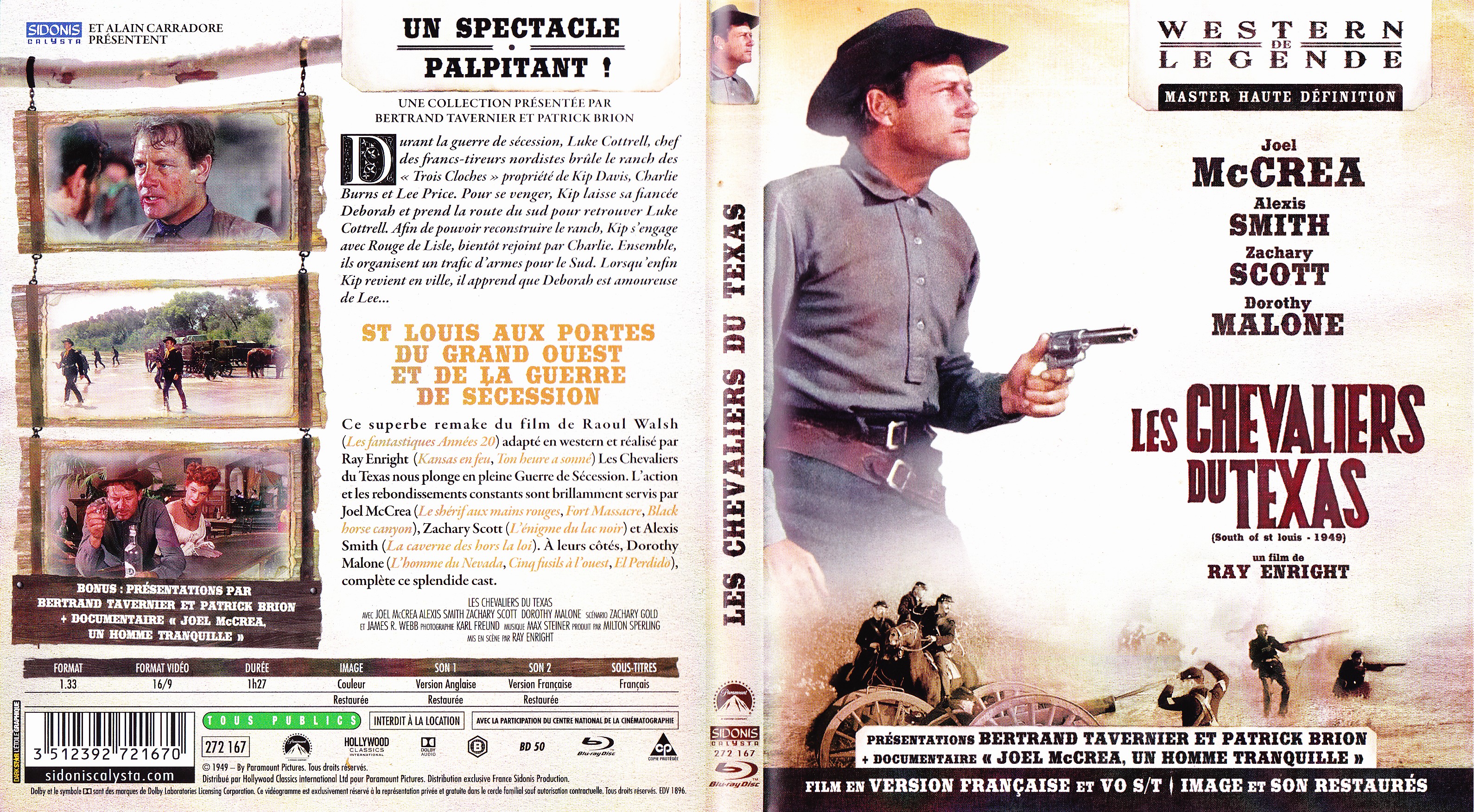 Jaquette DVD Les chevaliers du Texas (BLU-RAY)