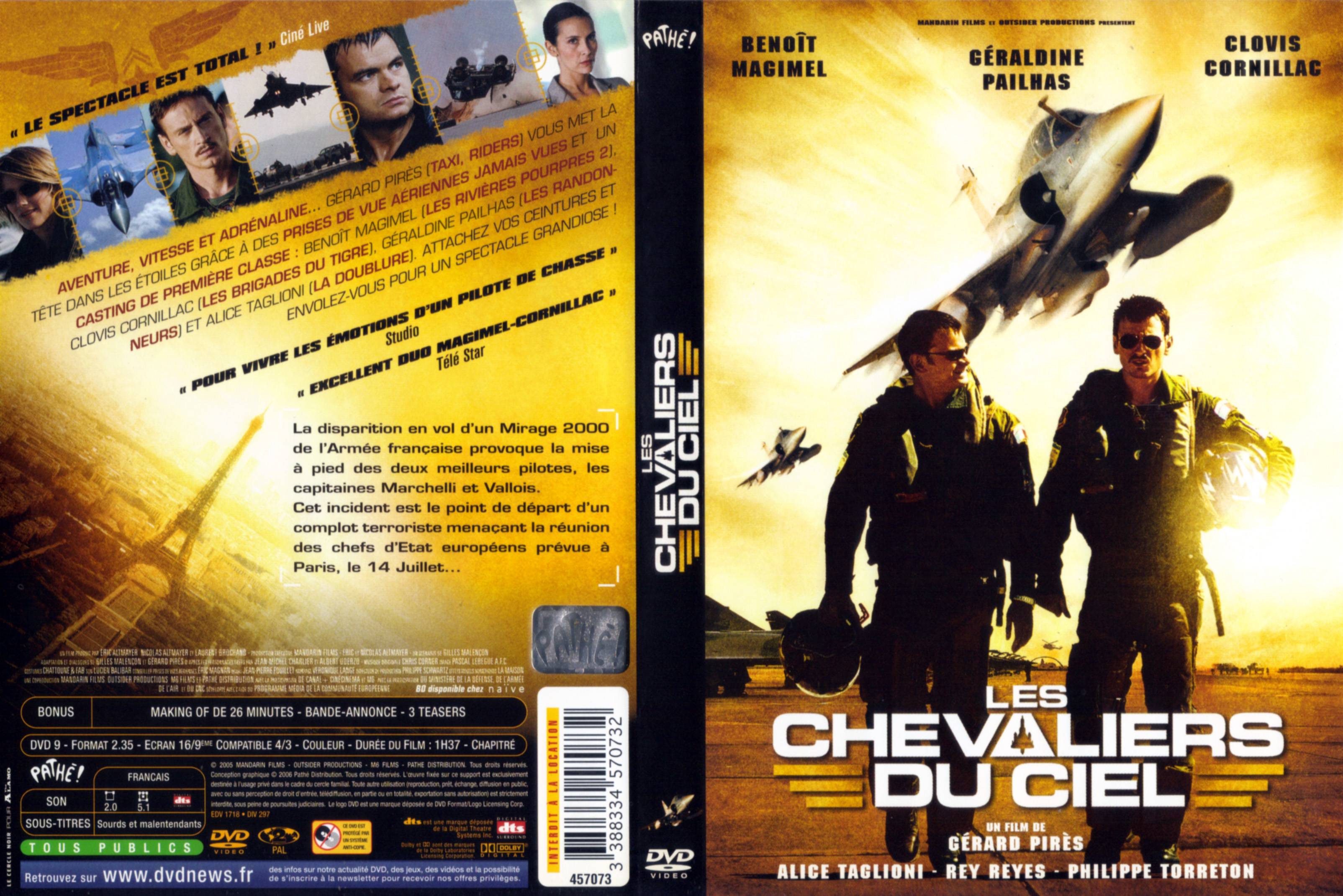 Jaquette DVD Les chevaliers du ciel