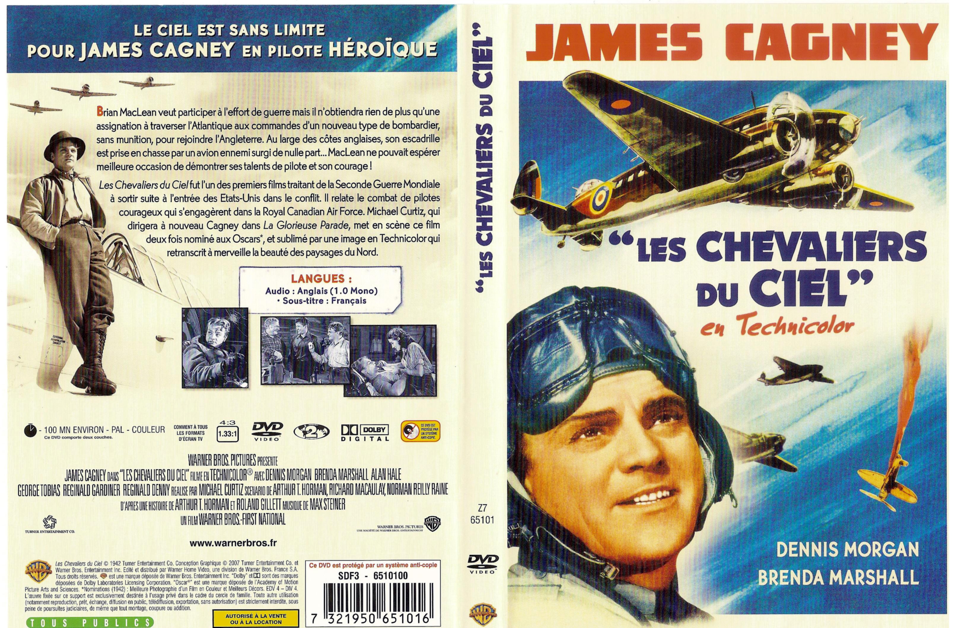 Jaquette DVD Les chevaliers du ciel (1942)