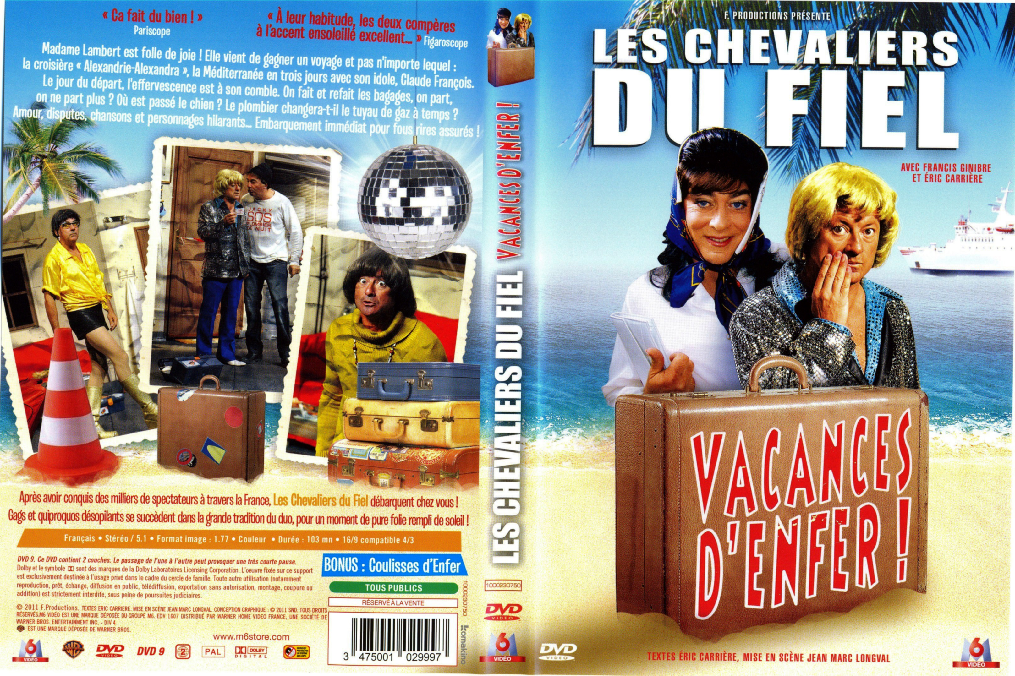 Jaquette DVD Les chevaliers du fiel - Vacances d