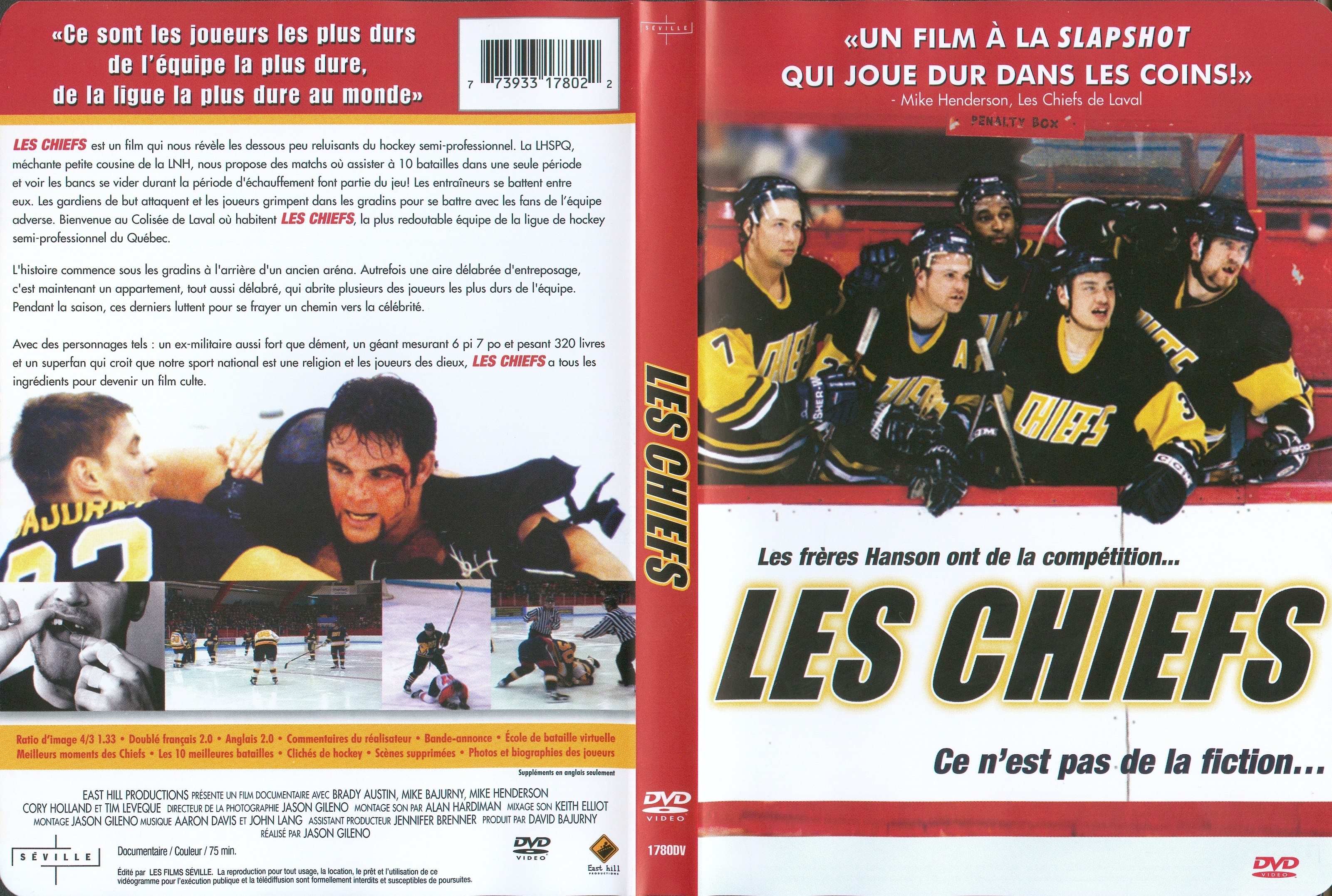 Jaquette DVD Les chiefs