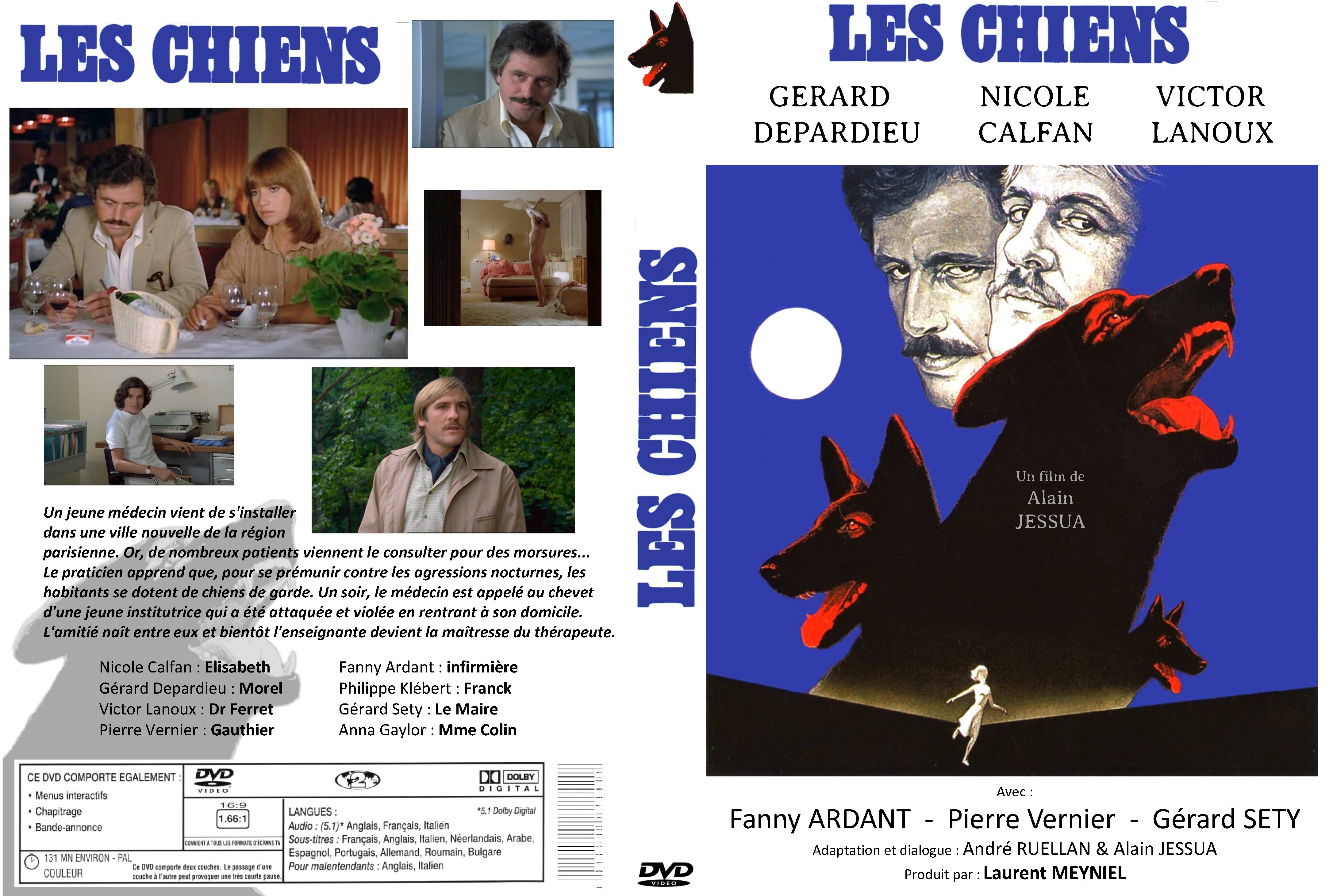 Jaquette DVD Les chiens custom