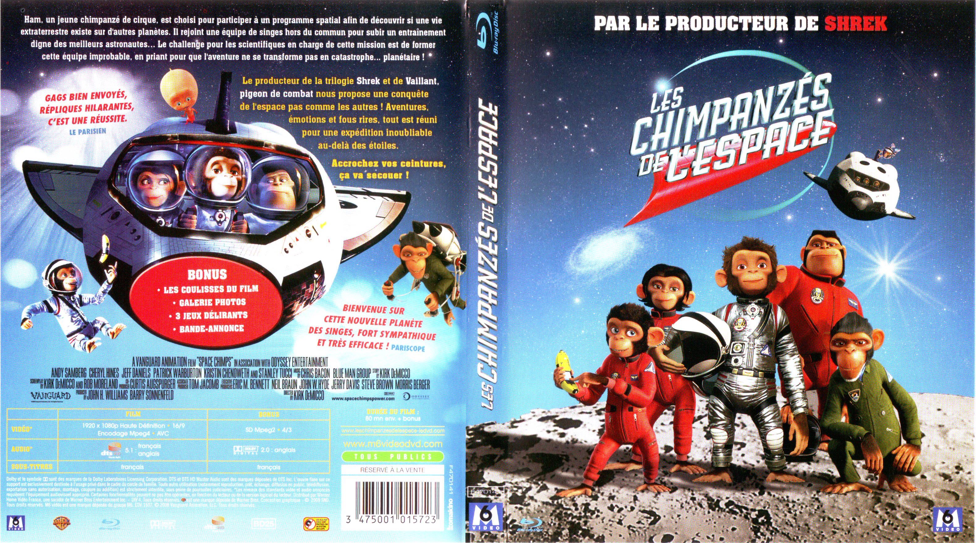 Jaquette DVD Les chimpanzs de l