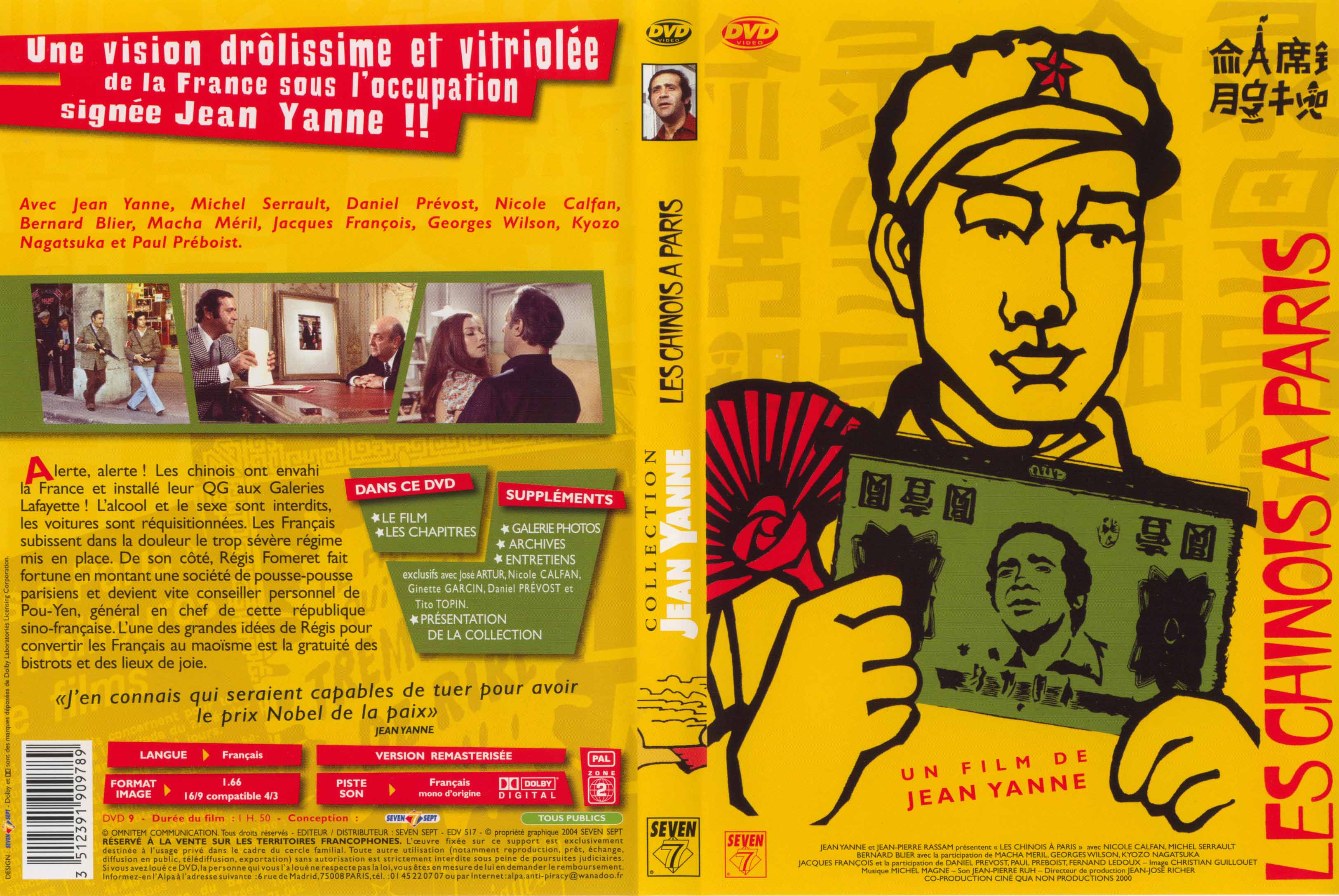 Jaquette DVD Les chinois  Paris
