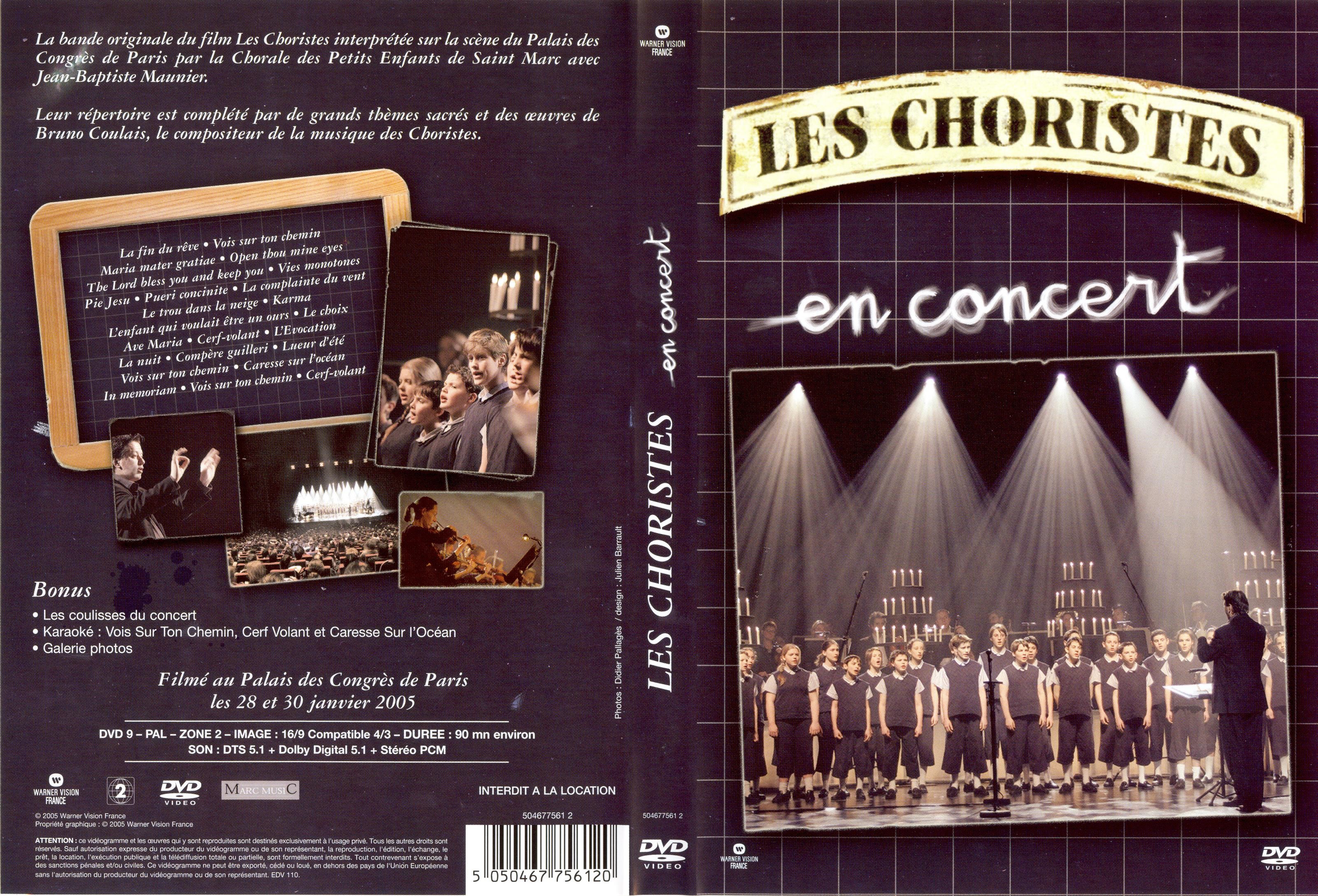 Les Choristes en Concert DVD (2005) - DVD - LastDodo