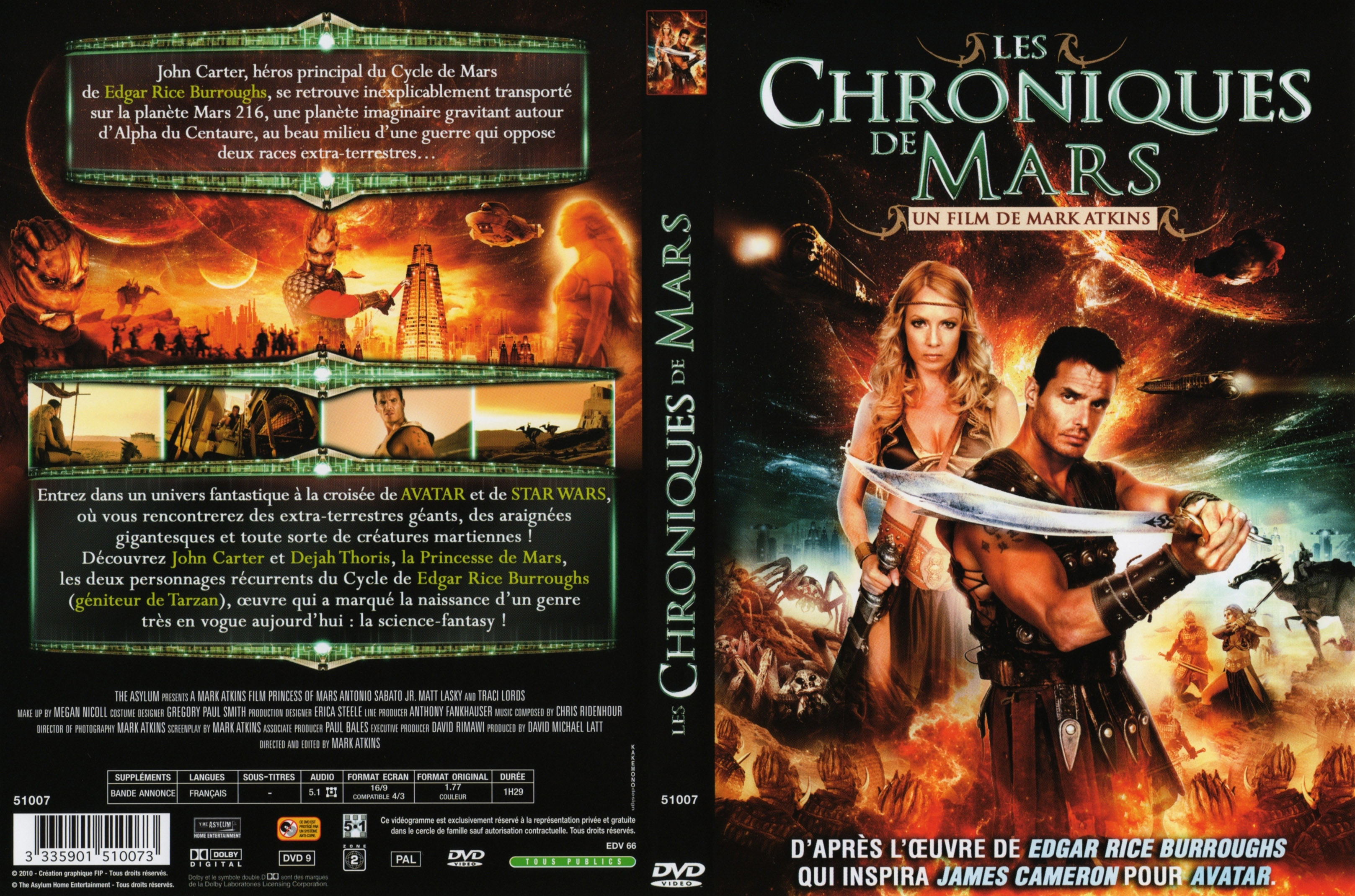 Jaquette DVD Les chroniques de Mars